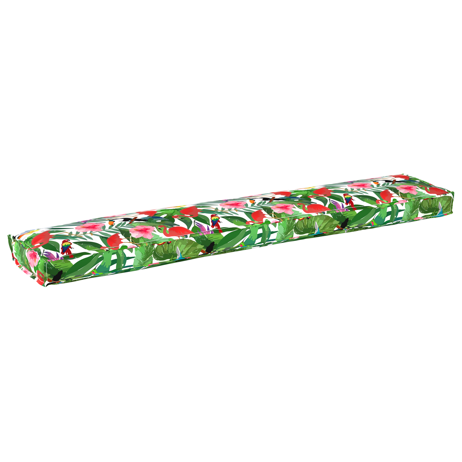Pallet Cushion for Bench Tropical Jungle 200x40x8 cm Oxford Fabric - Image 2