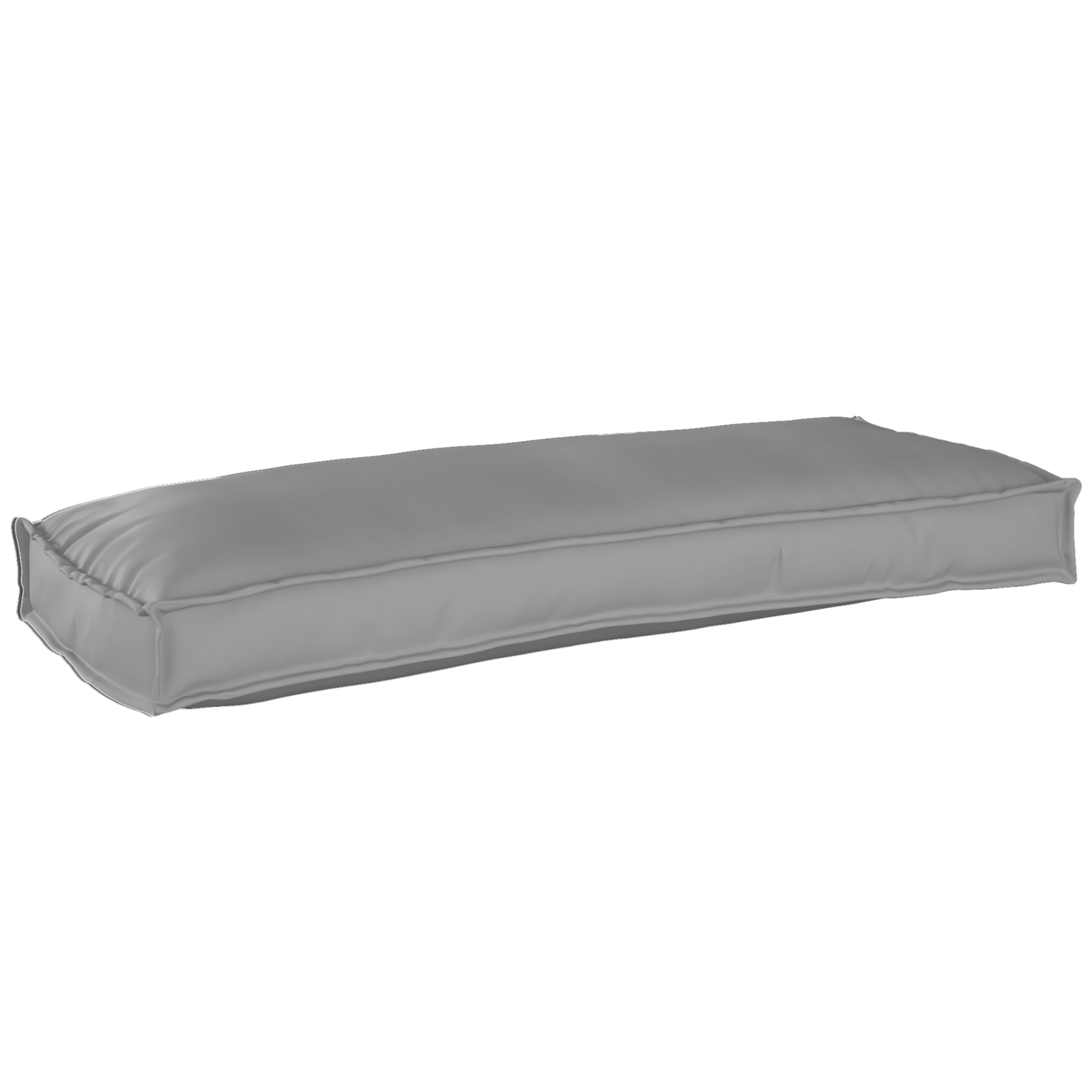 Pallet Cushions for Bench 2 pcs Grey 100x40x8 cm Oxford Fabric - Image 2