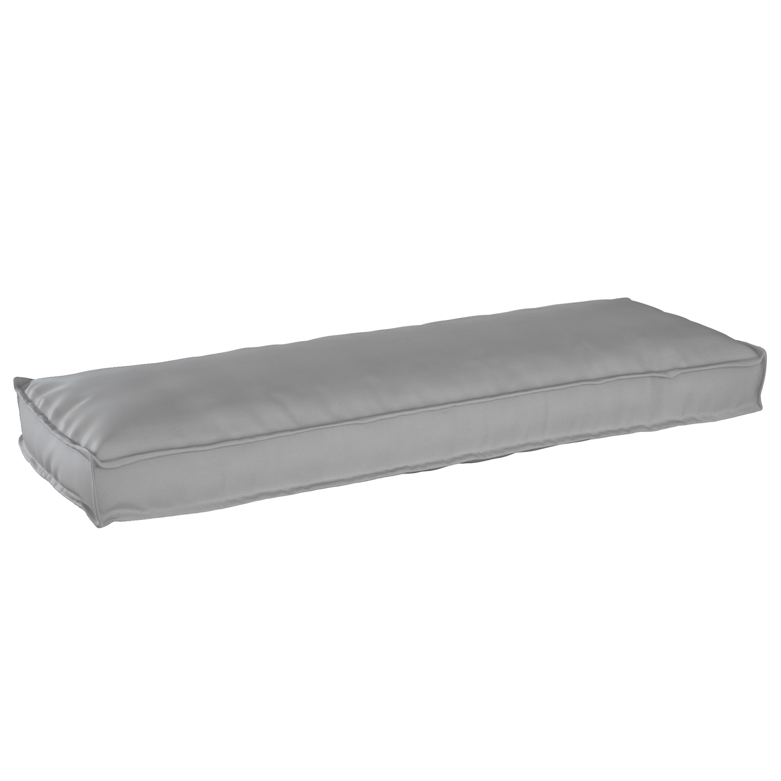 Pallet Cushions for Bench 2 pcs Grey 120x40x8 cm Oxford Fabric - Image 2
