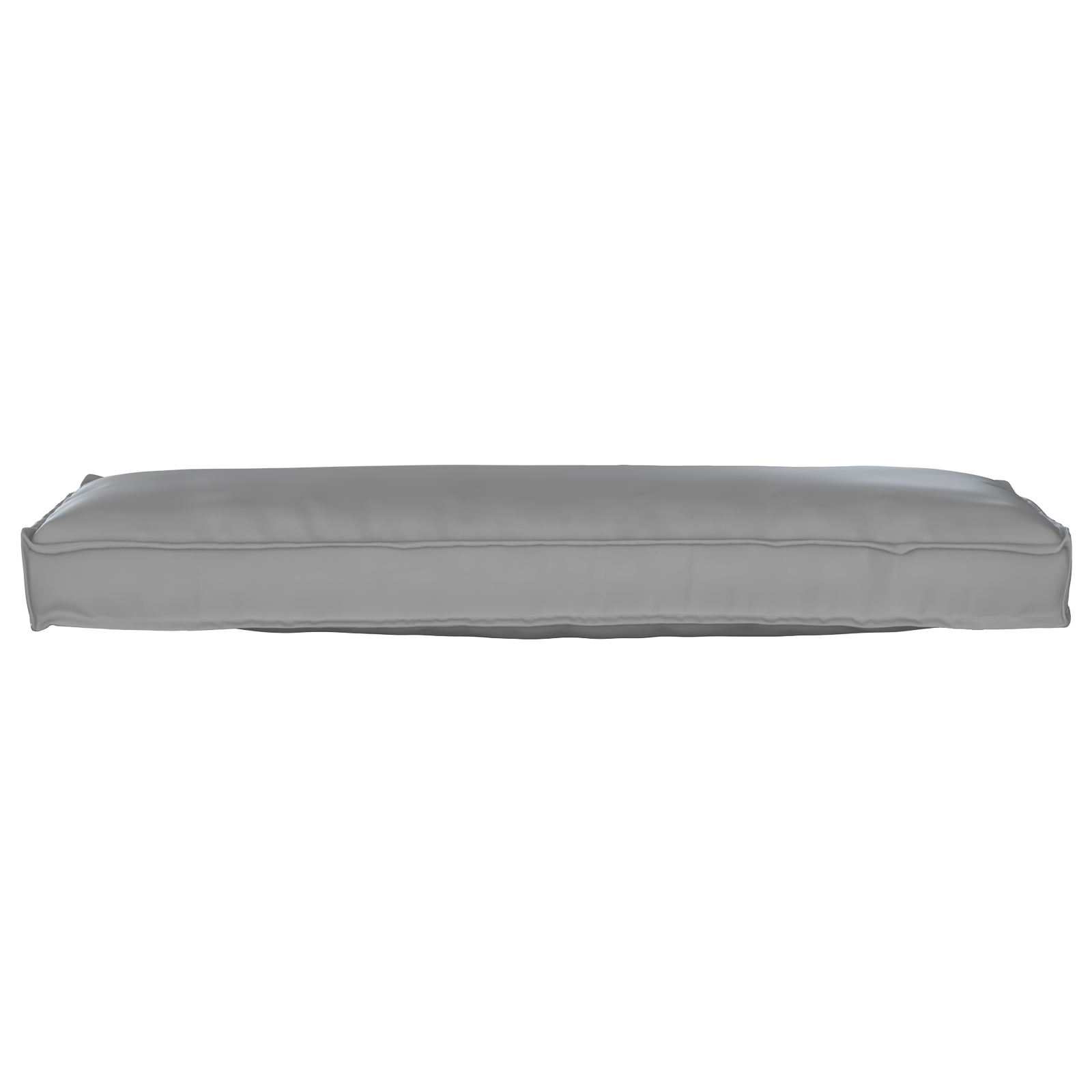 Pallet Cushions for Bench 2 pcs Grey 120x40x8 cm Oxford Fabric - Image 3