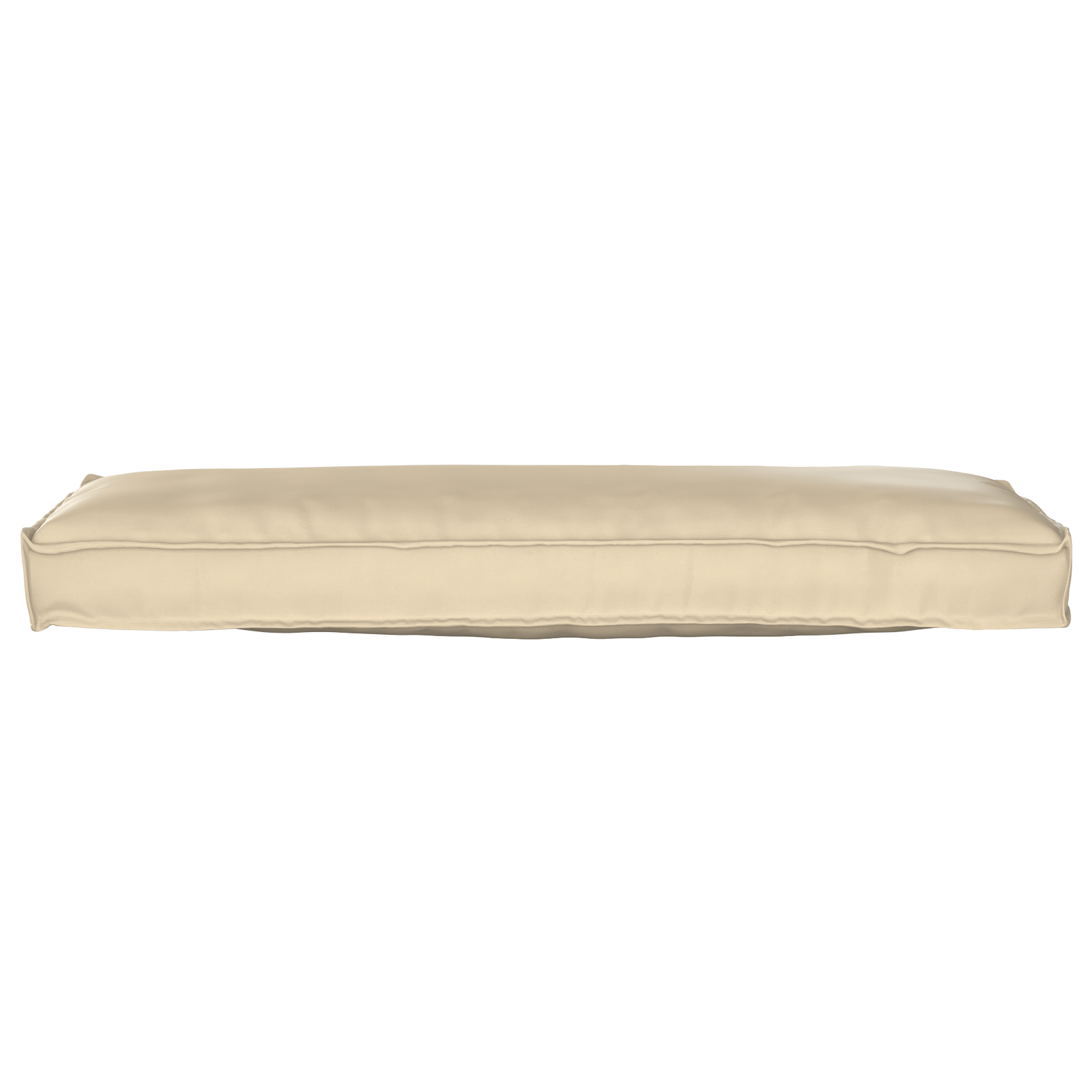 Pallet Cushions for Bench 2 pcs Beige 120x40x8 cm Oxford Fabric - Image 3