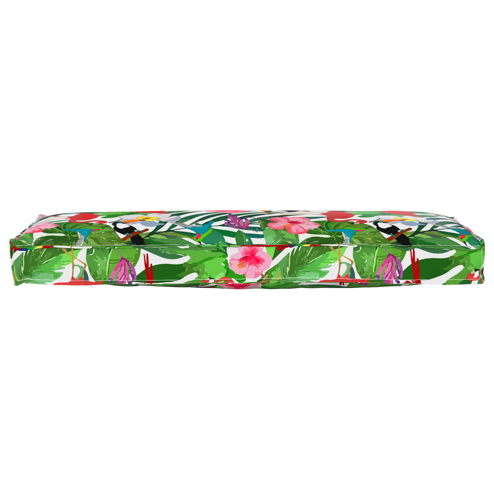 Pallet Cushions for Bench 2 pcs Tropical Jungle 120x40x8 cm Oxford Fabric - Image 3
