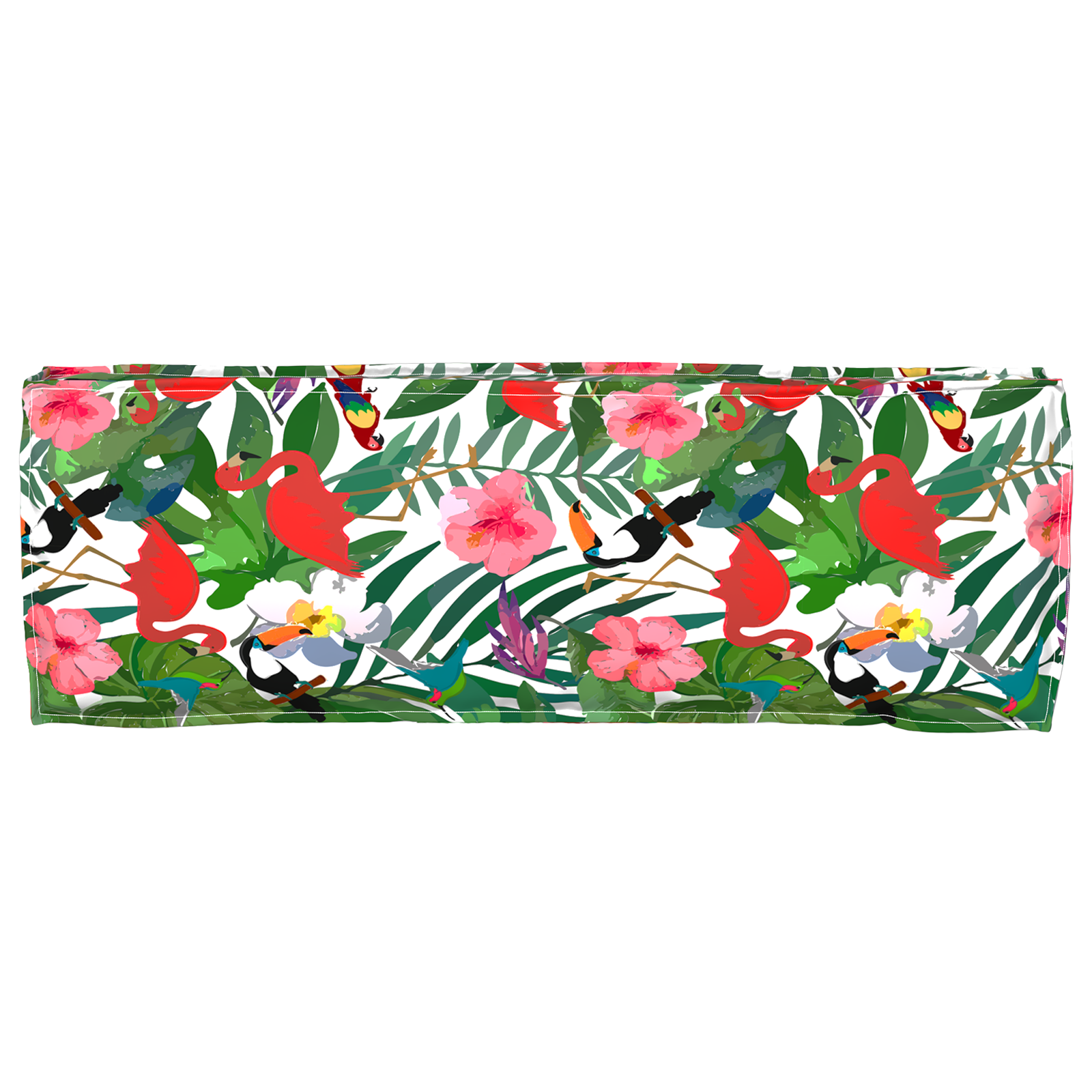 Pallet Cushions for Bench 2 pcs Tropical Jungle 120x40x8 cm Oxford Fabric - Image 5