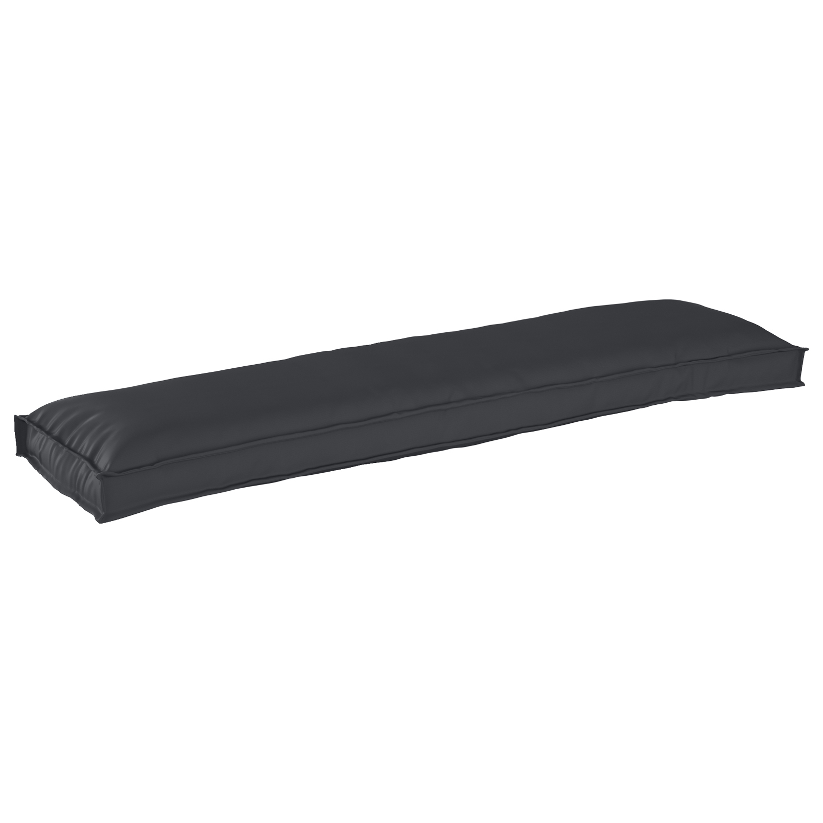 Pallet Cushions for Bench 2 pcs Black 150x40x8 cm Oxford Fabric - Image 2