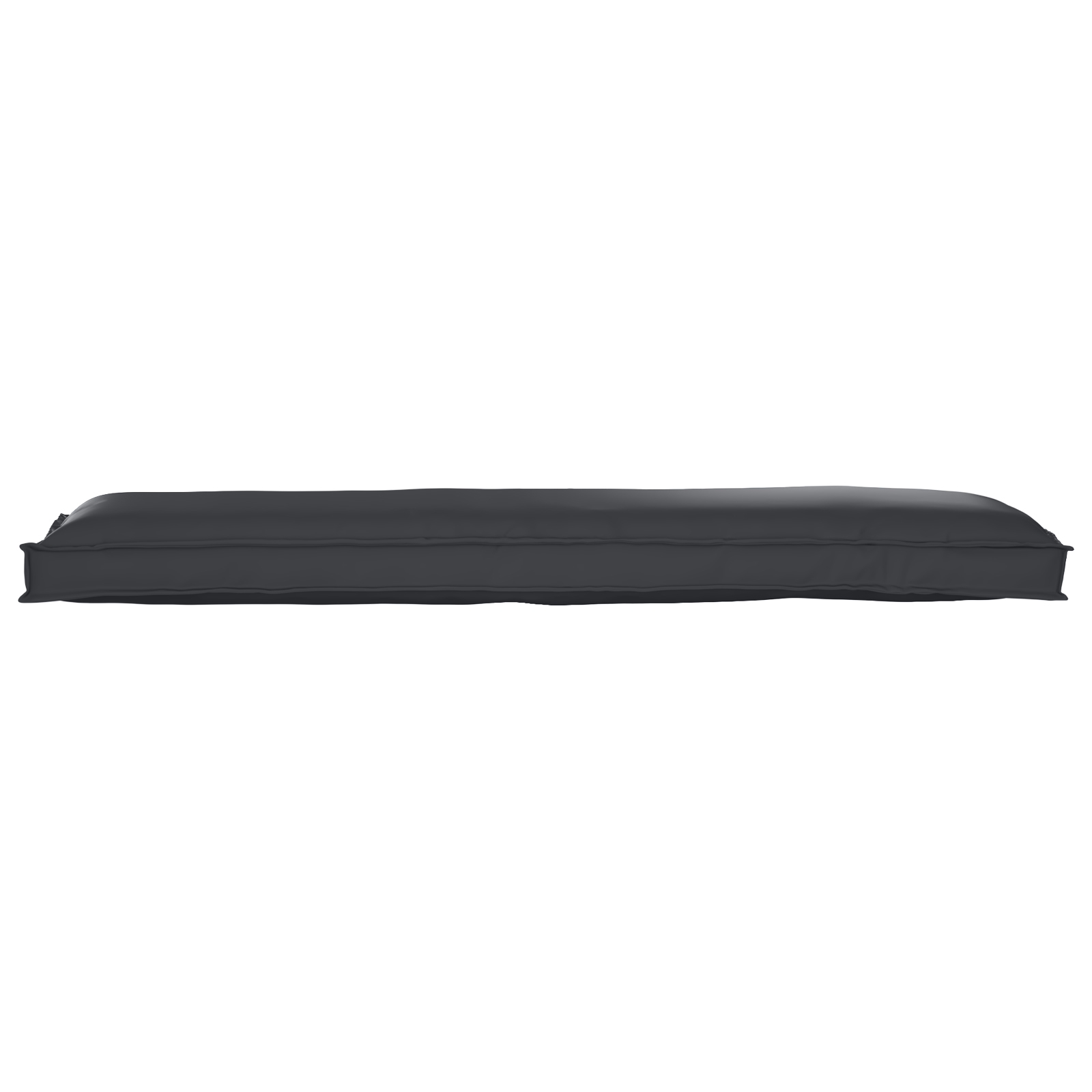 Pallet Cushions for Bench 2 pcs Black 150x40x8 cm Oxford Fabric - Image 3