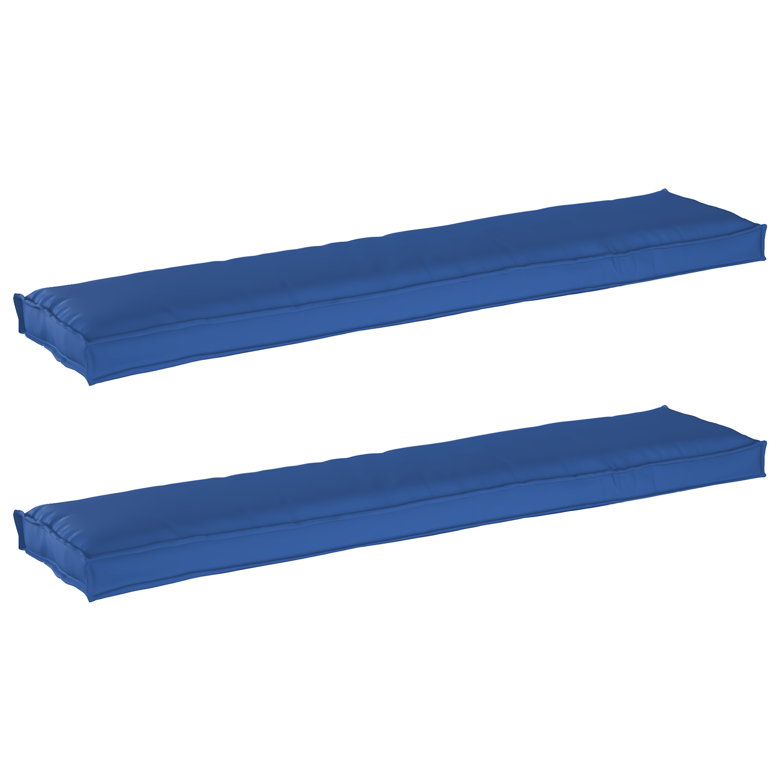 Pallet Cushions for Bench 2 pcs Royal Blue 180x40x8 cm Oxford Fabric - Image 2