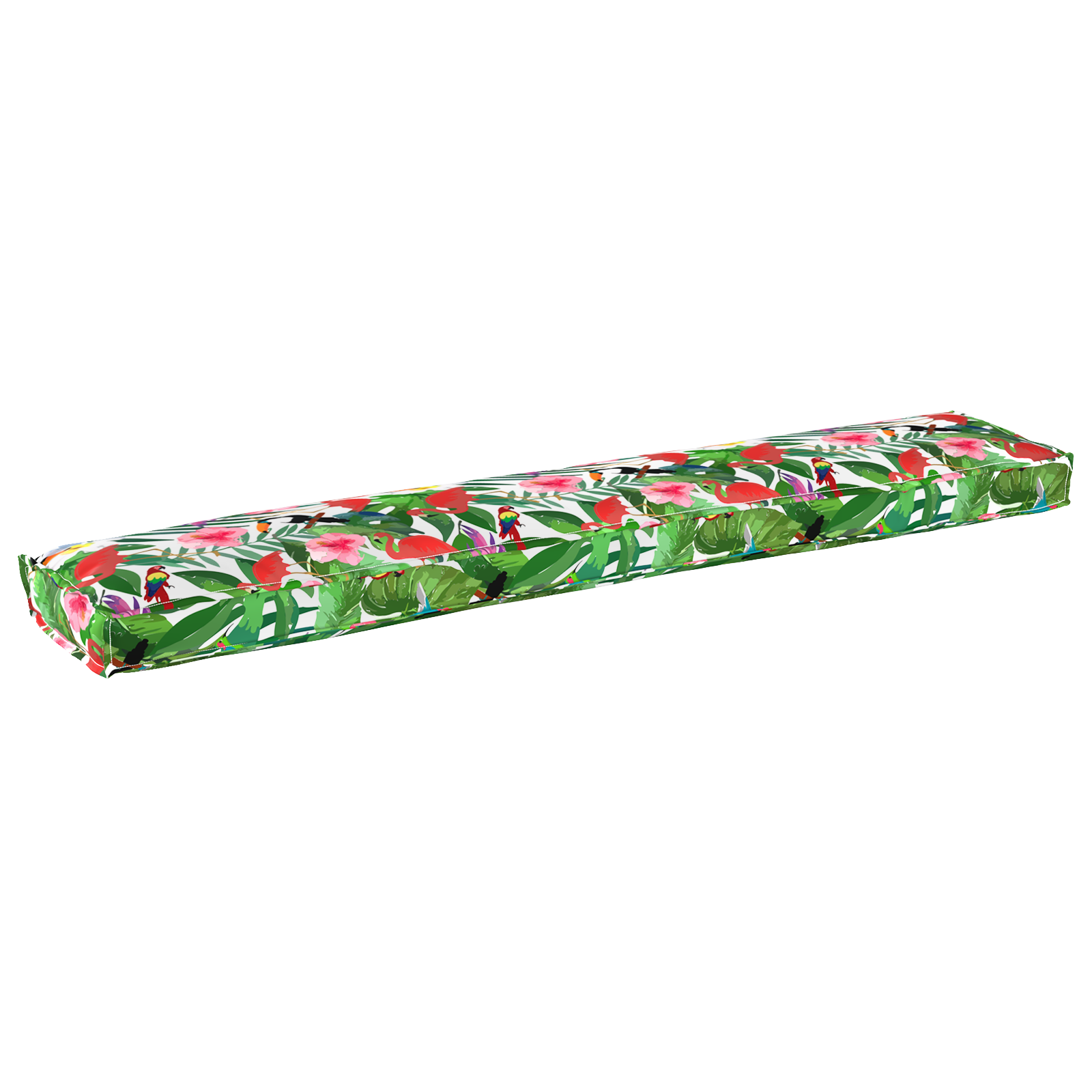 Pallet Cushions for Bench 2 pcs Tropical Jungle 200x40x8 cm Oxford Fabric - Image 5