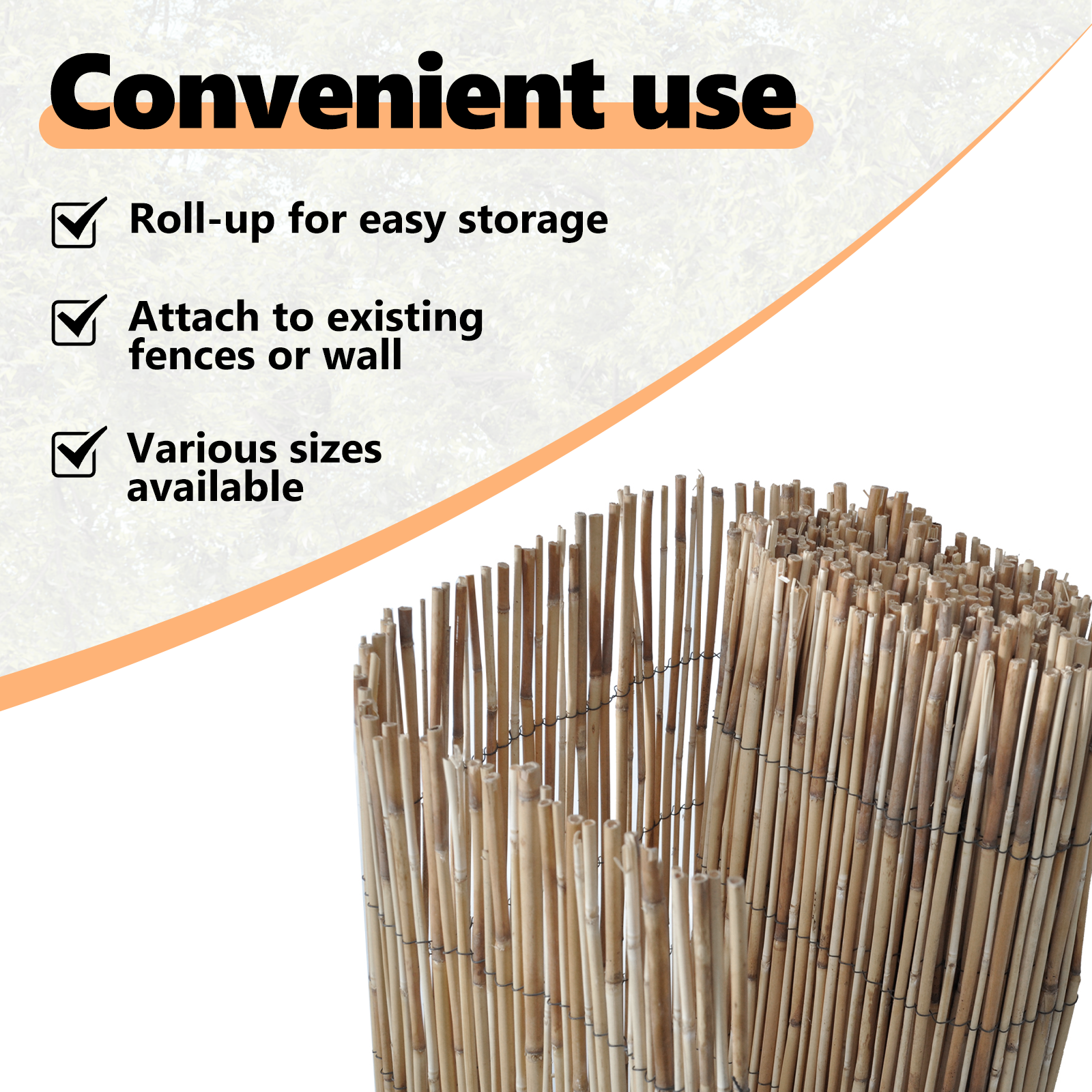 Garden Reed Fence 300x180 cm - Image 2