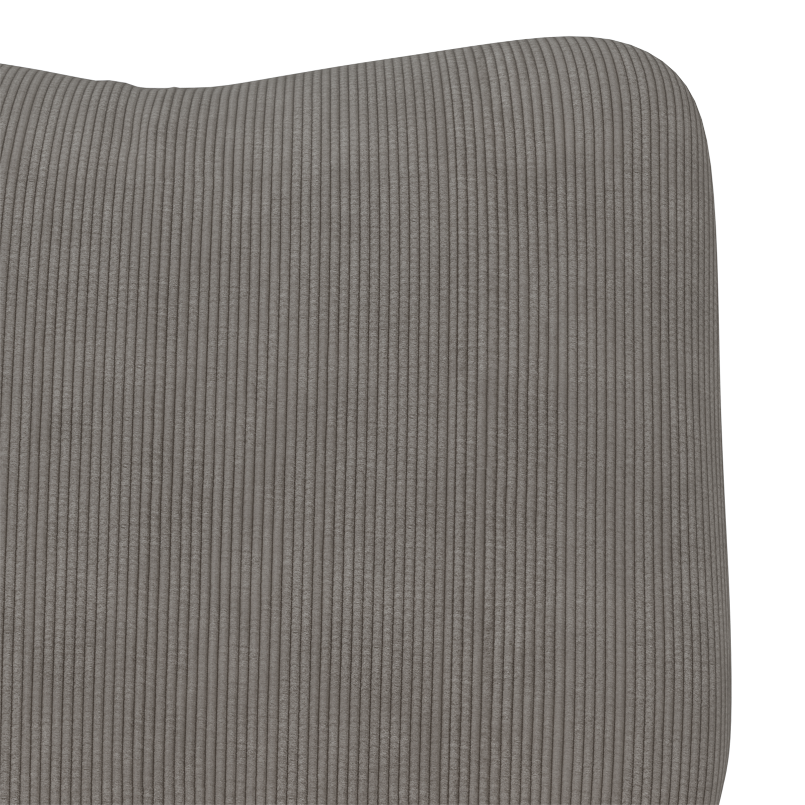 Relaxing Chair Light Grey Corduroy Fabric - Image 7