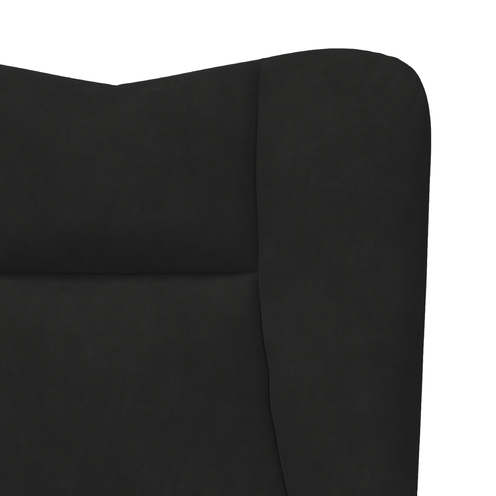 Relaxing Chair Black Velvet - Image 7