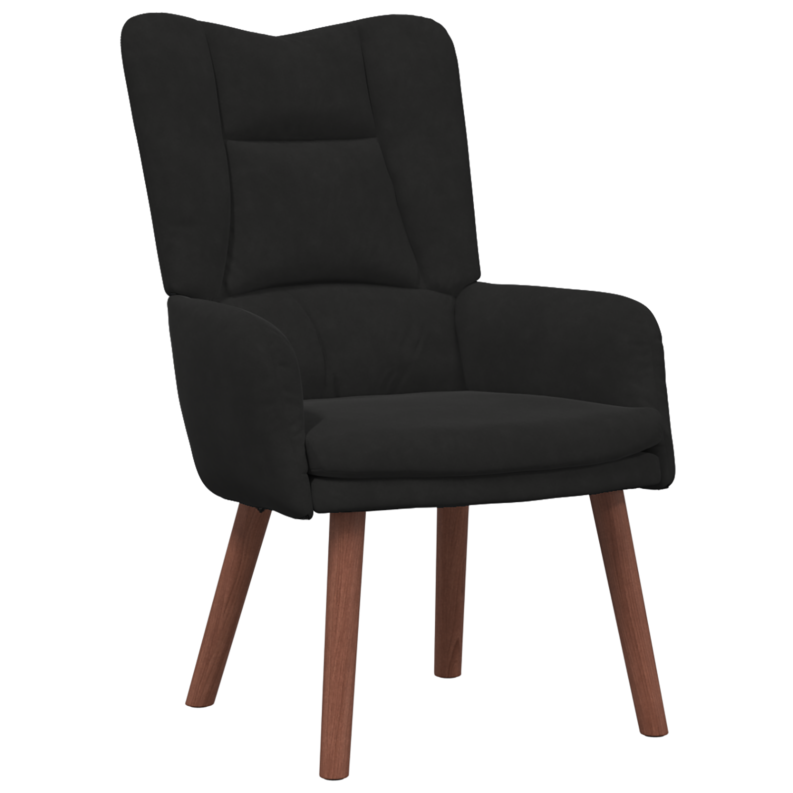 Relaxing Chair Black Velvet - Image 2