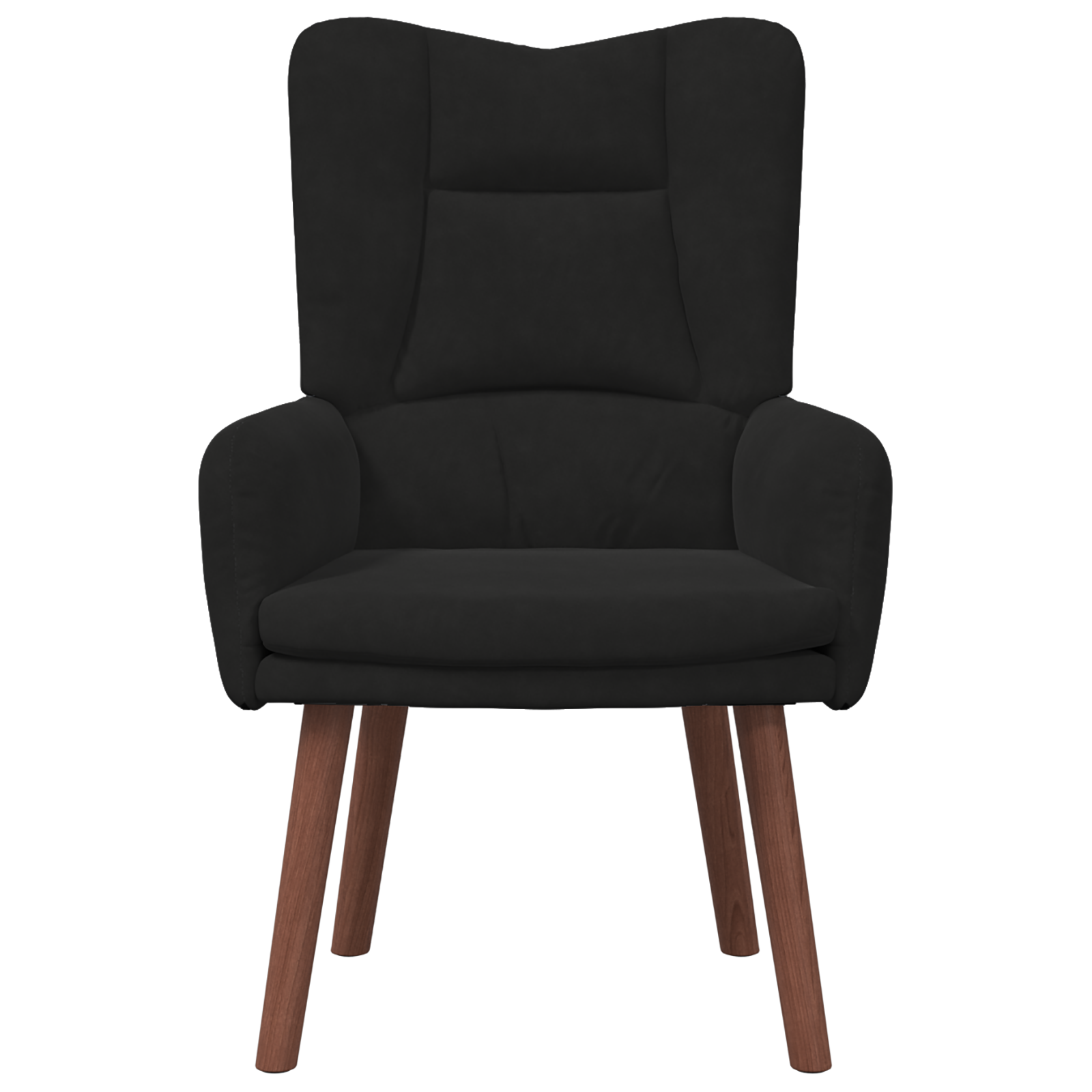 Relaxing Chair Black Velvet - Image 4