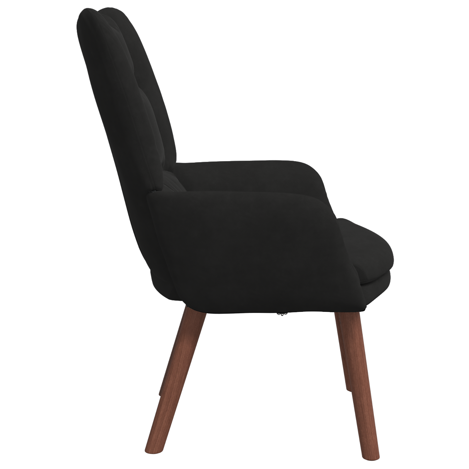 Relaxing Chair Black Velvet - Image 5