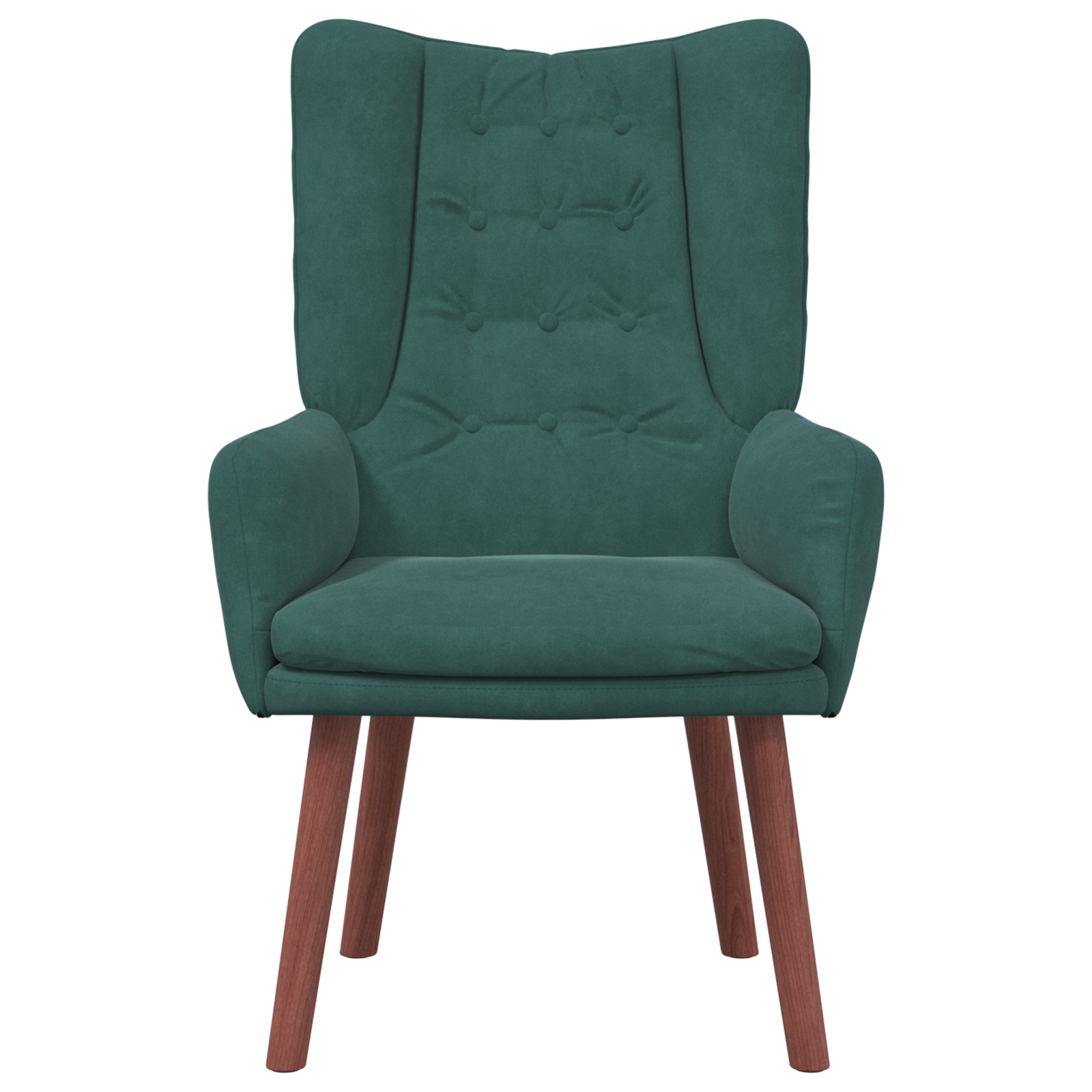 Relaxing Chair Dark Green Velvet - Image 4