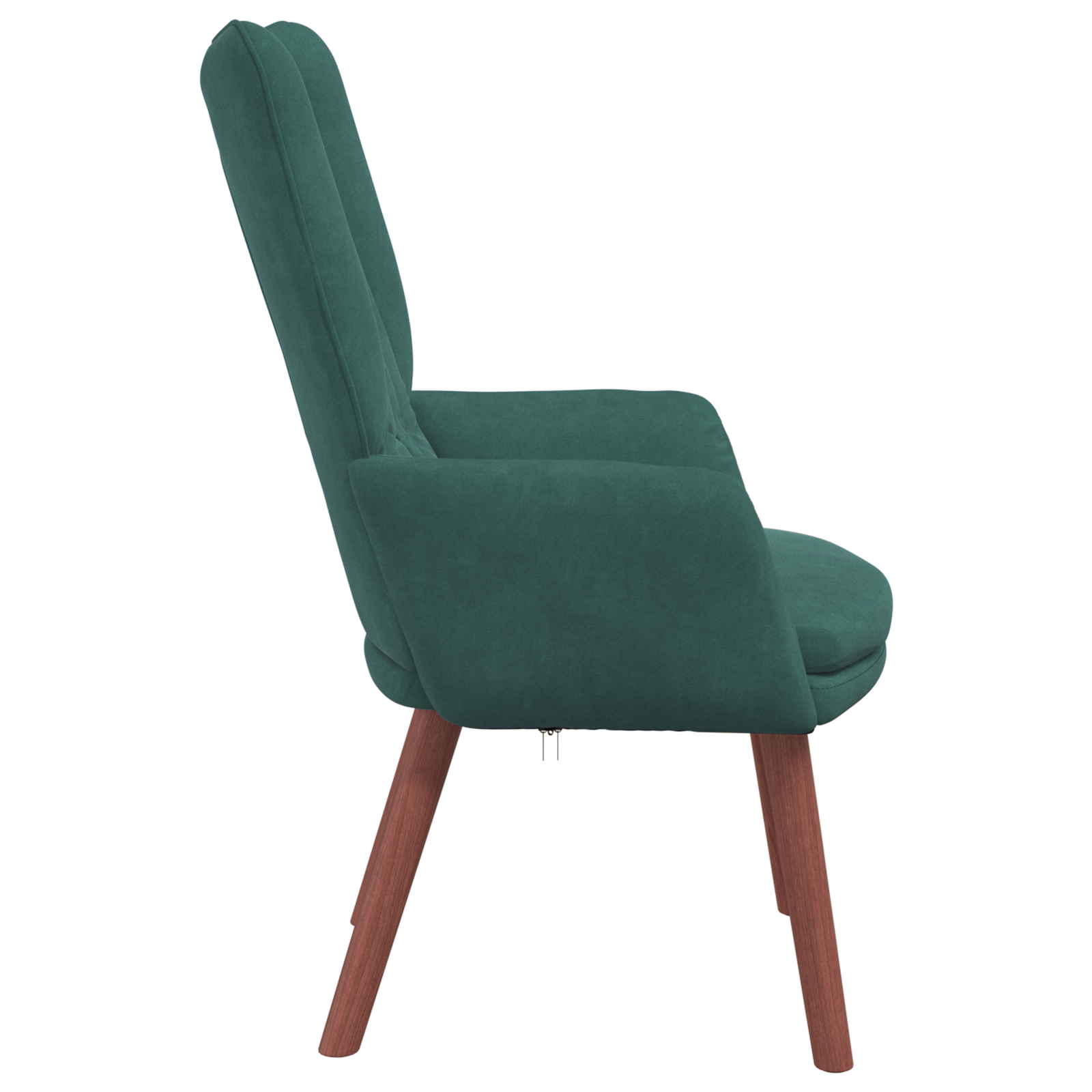 Relaxing Chair Dark Green Velvet - Image 5
