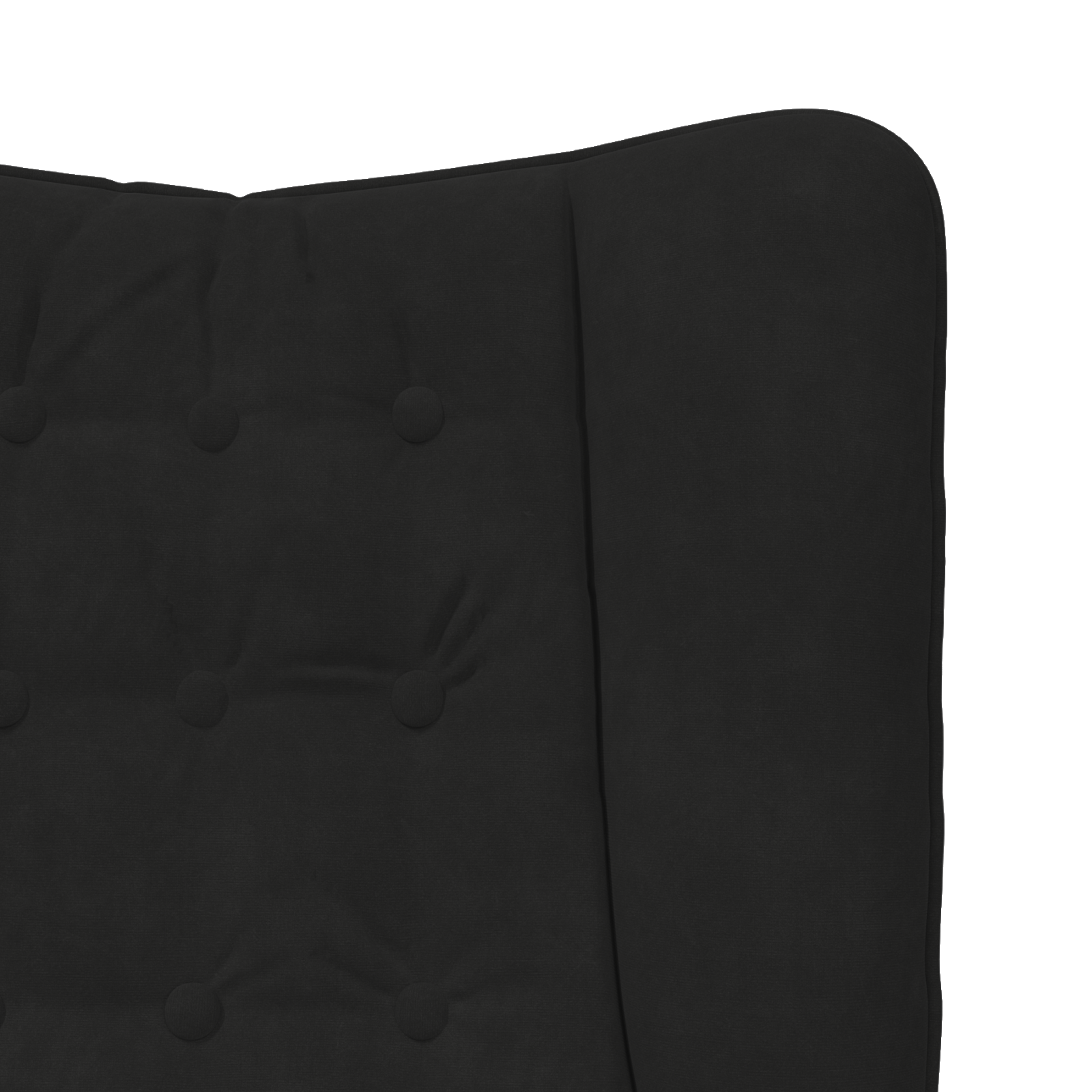Relaxing Chair Black Velvet - Image 7