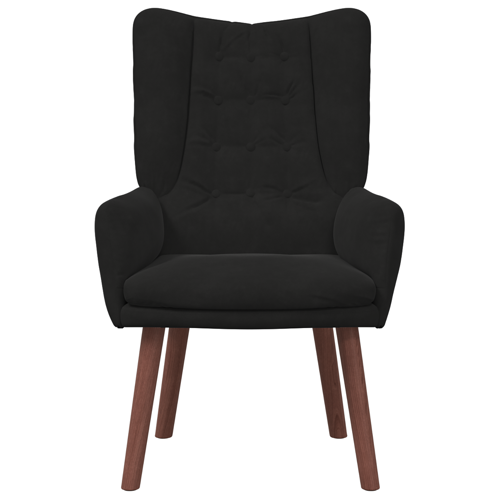 Relaxing Chair Black Velvet - Image 4