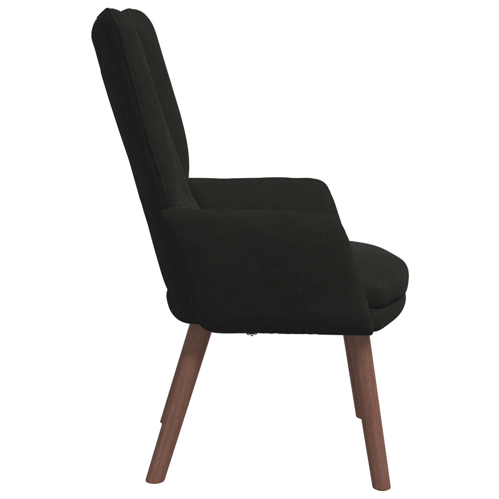 Relaxing Chair Black Velvet - Image 5