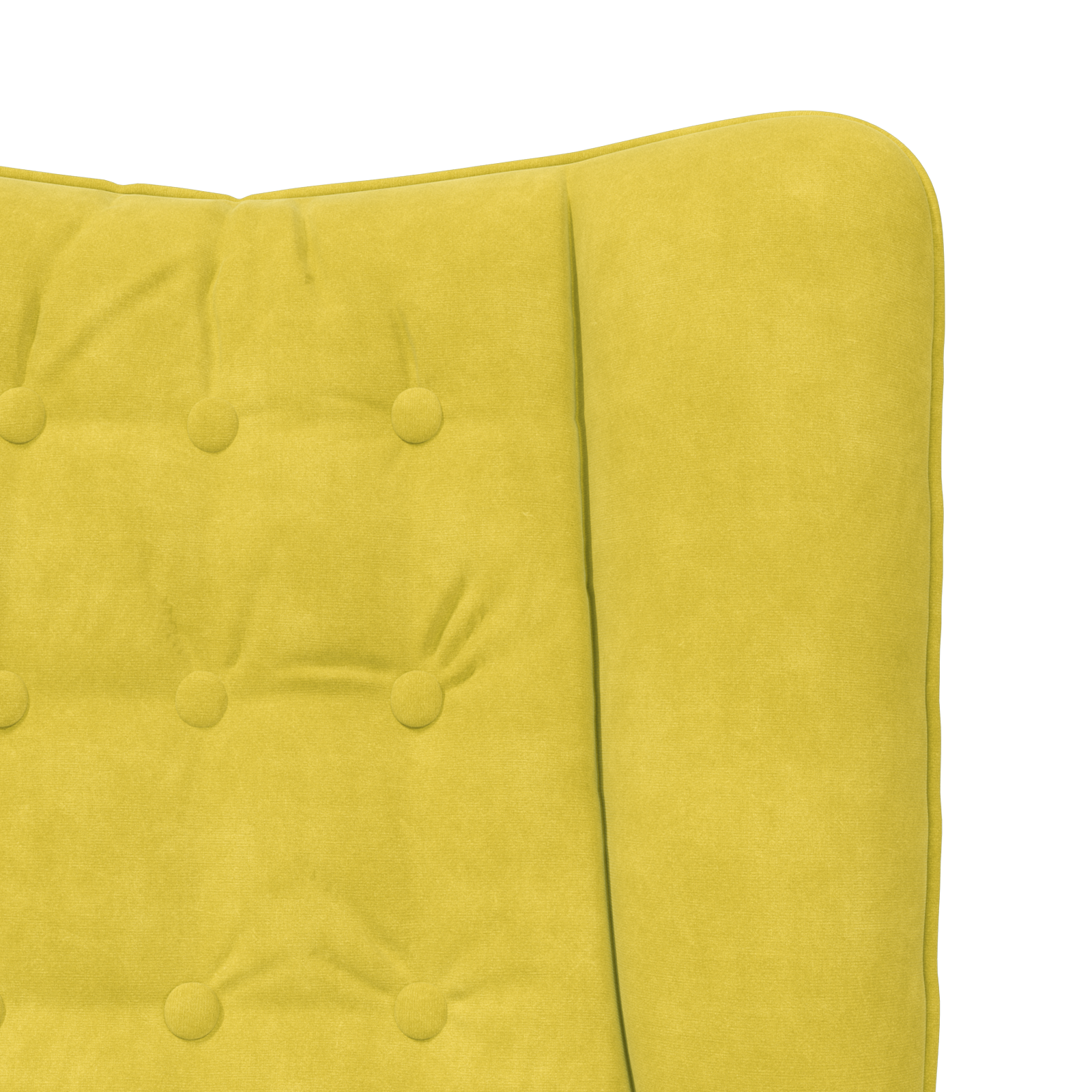 Relaxing Chair Yellow Velvet - Image 7