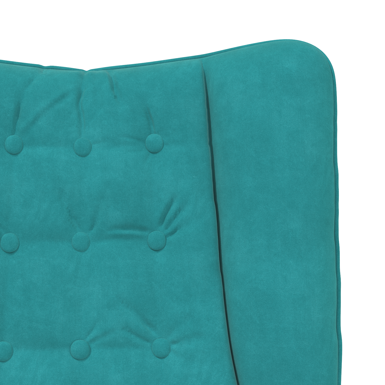 Relaxing Chair Turquoise Velvet - Image 7
