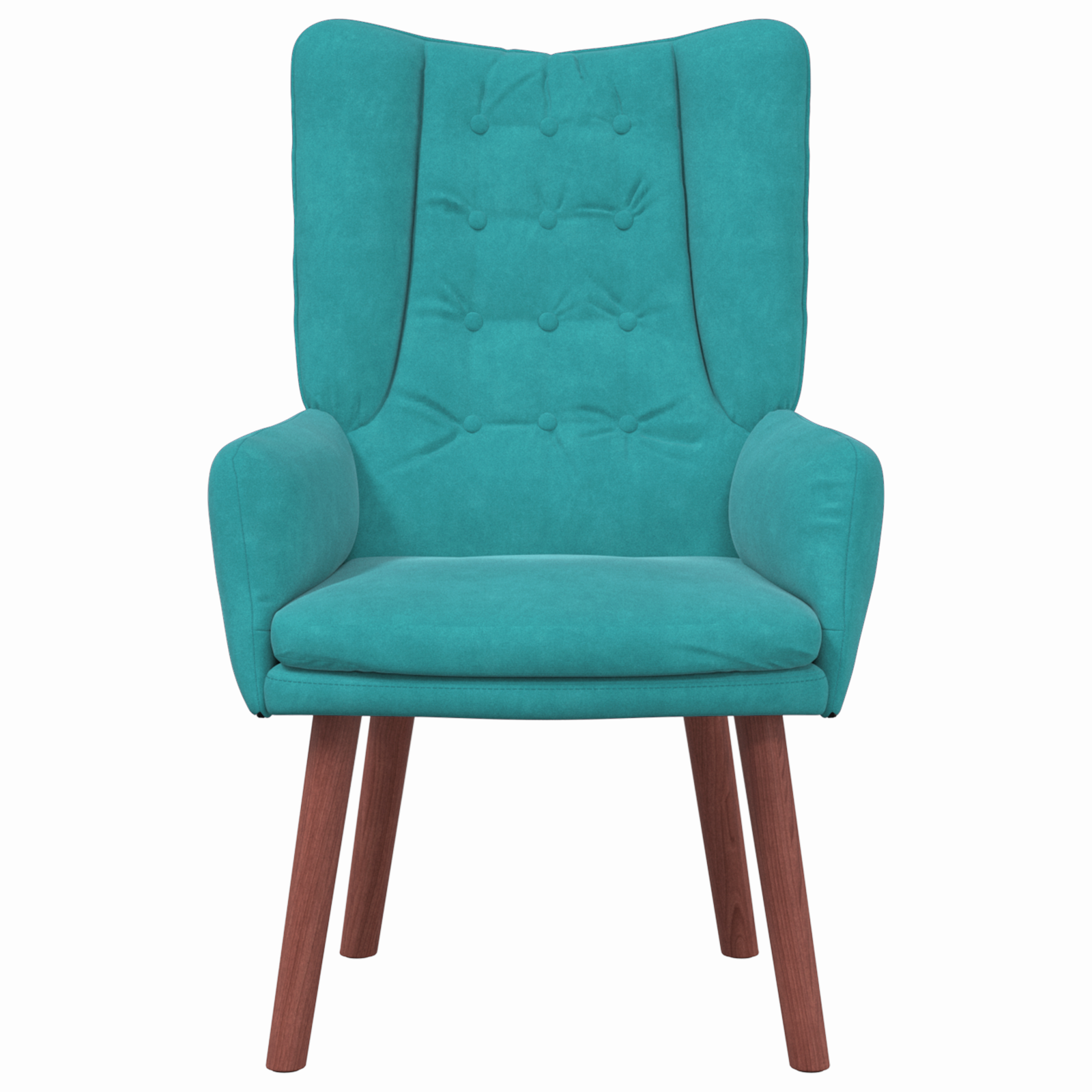 Relaxing Chair Turquoise Velvet - Image 4