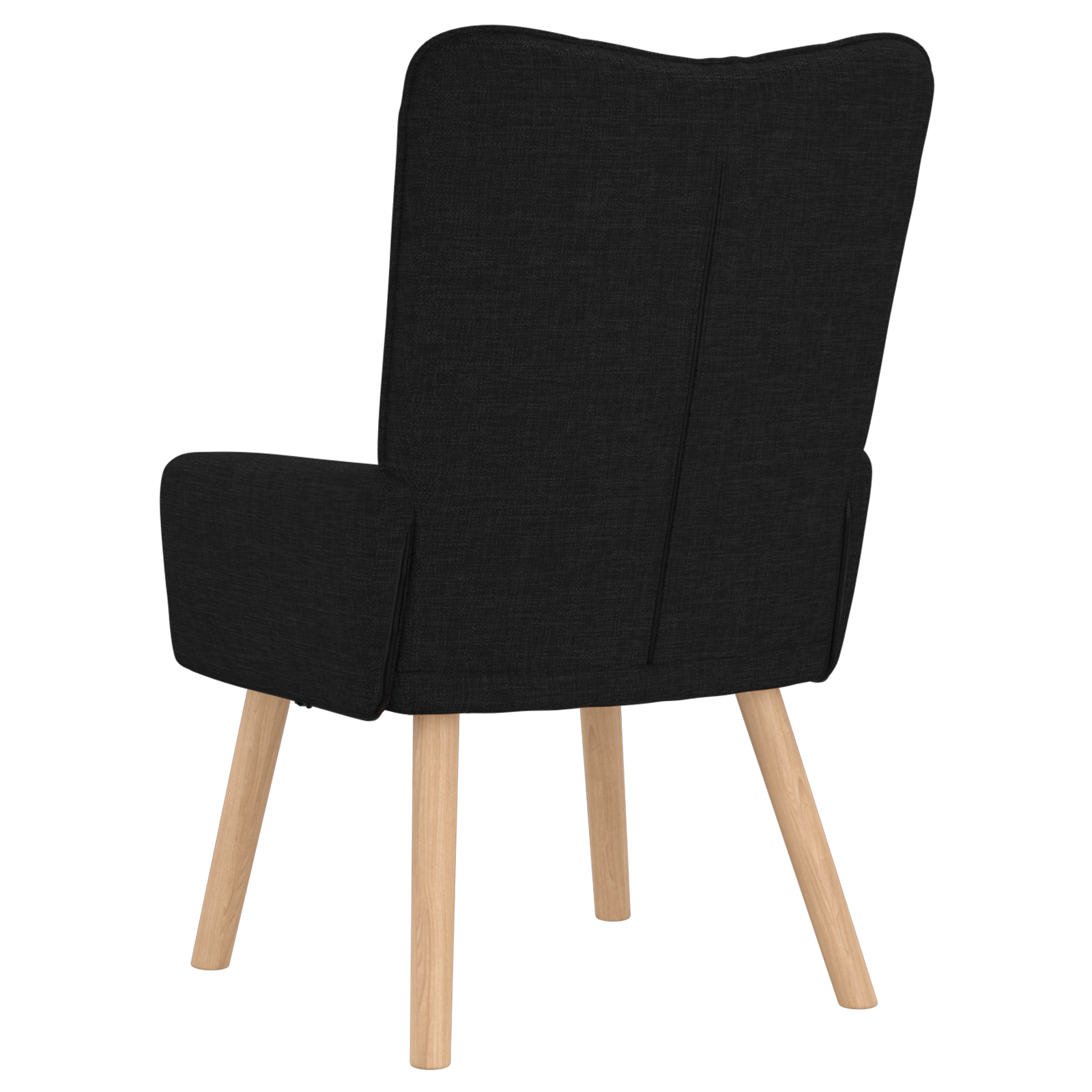 Relaxing Chair Black Fabric - Image 6
