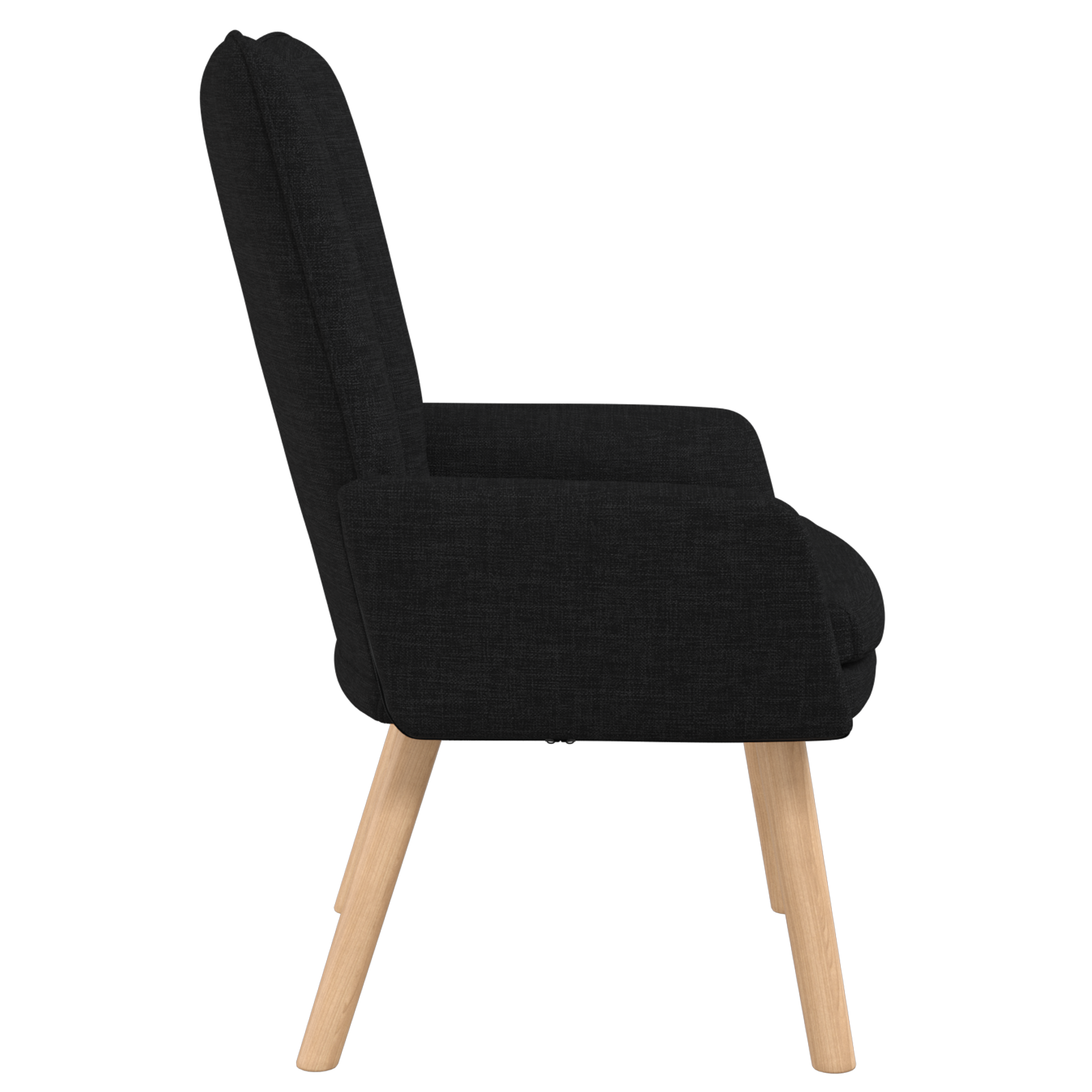 Relaxing Chair Black Fabric - Image 5