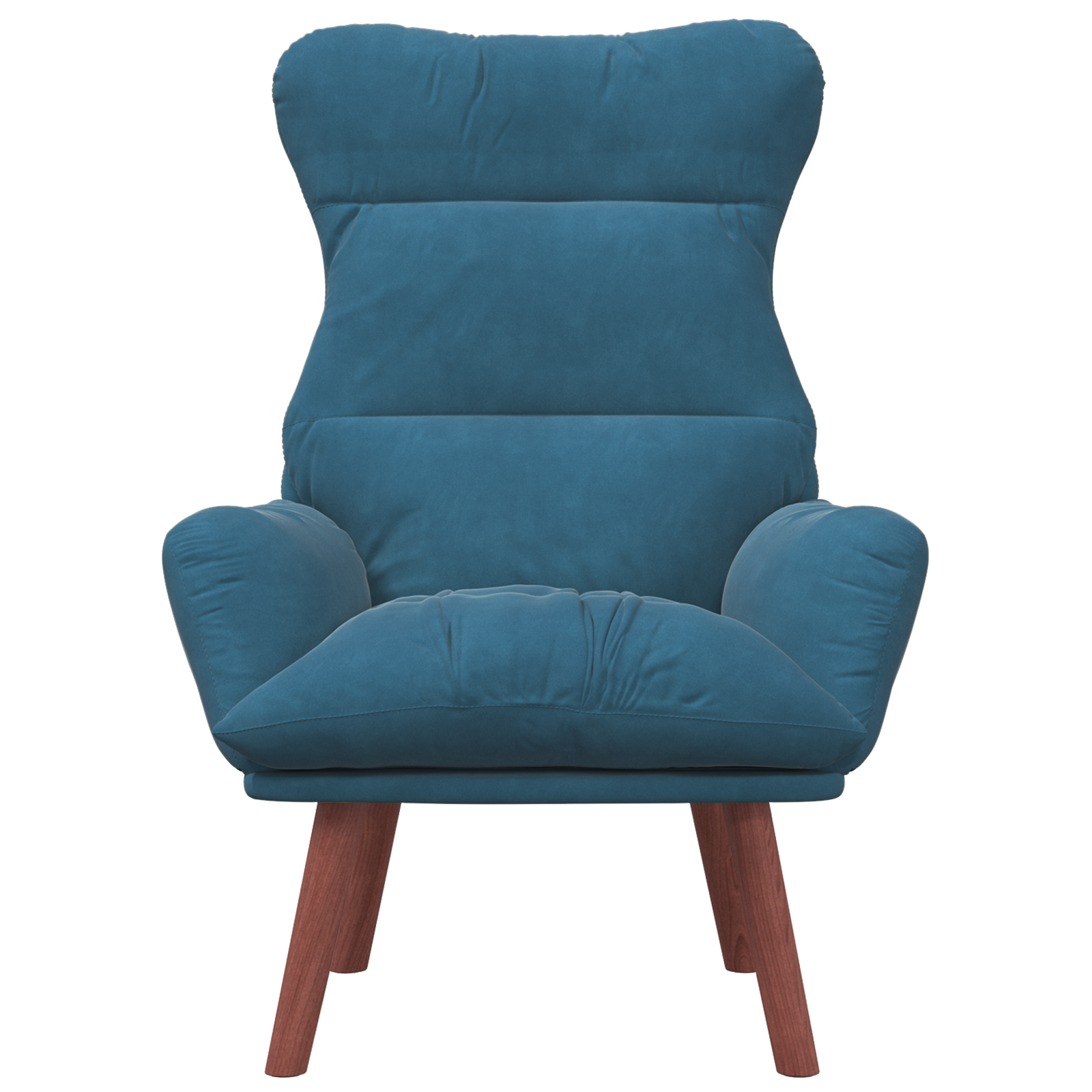 Relaxing Chair Blue Velvet - Image 4