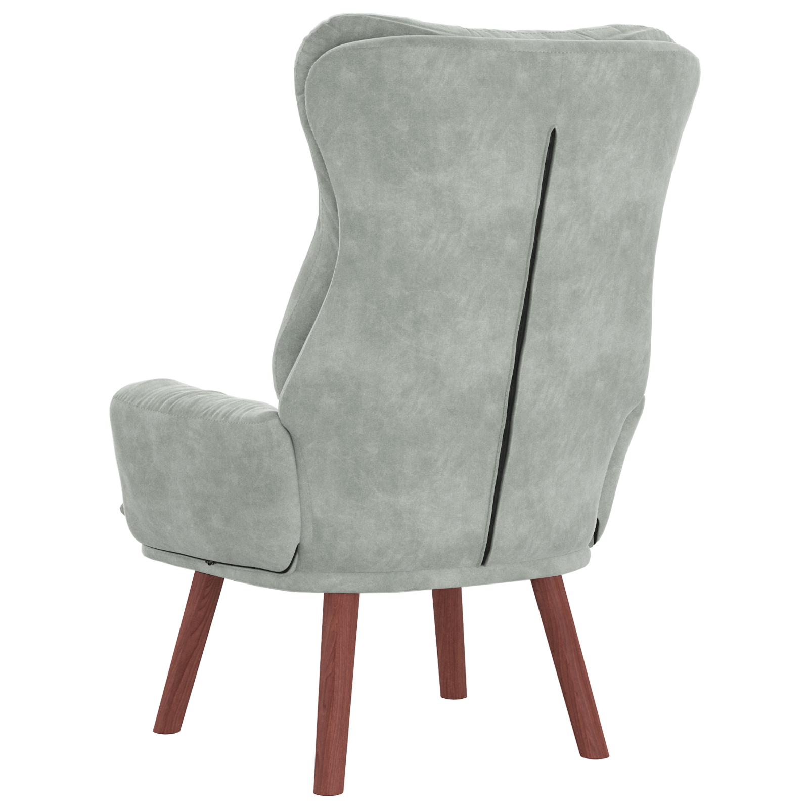 Relaxing Chair Light Grey Velvet - Image 6