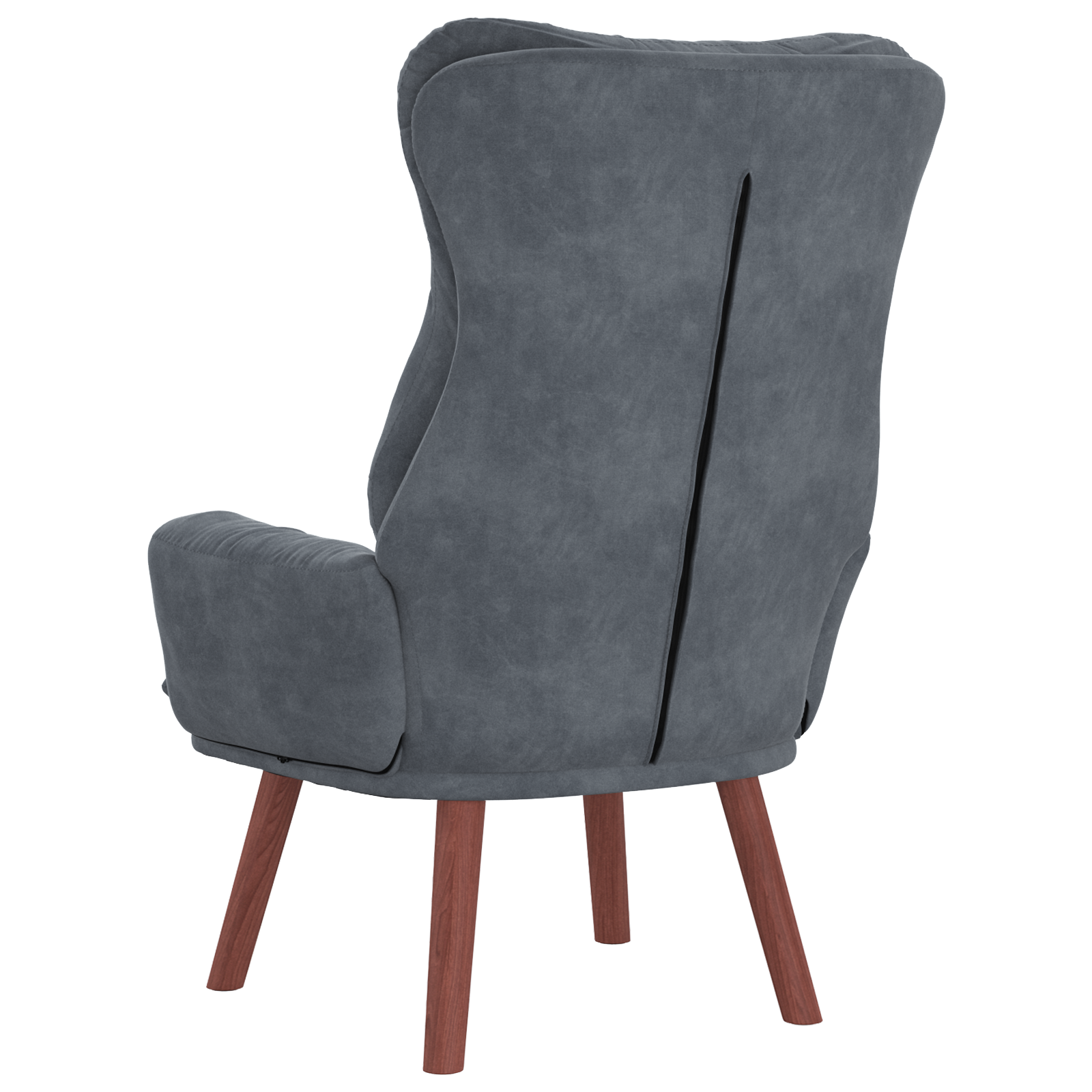 Relaxing Chair Dark Grey Velvet - Image 6