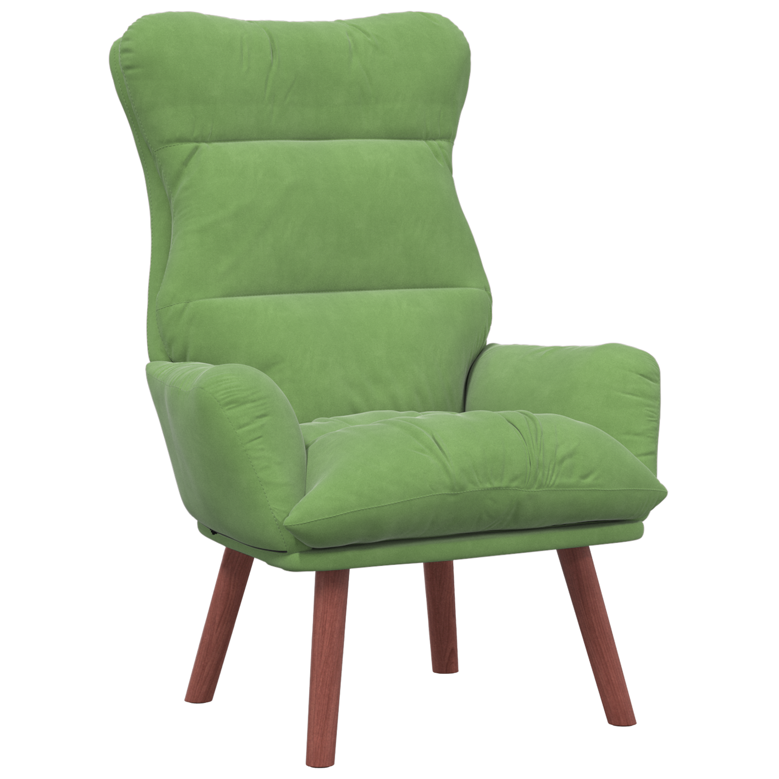 Relaxing Chair Light Green Velvet - Image 2