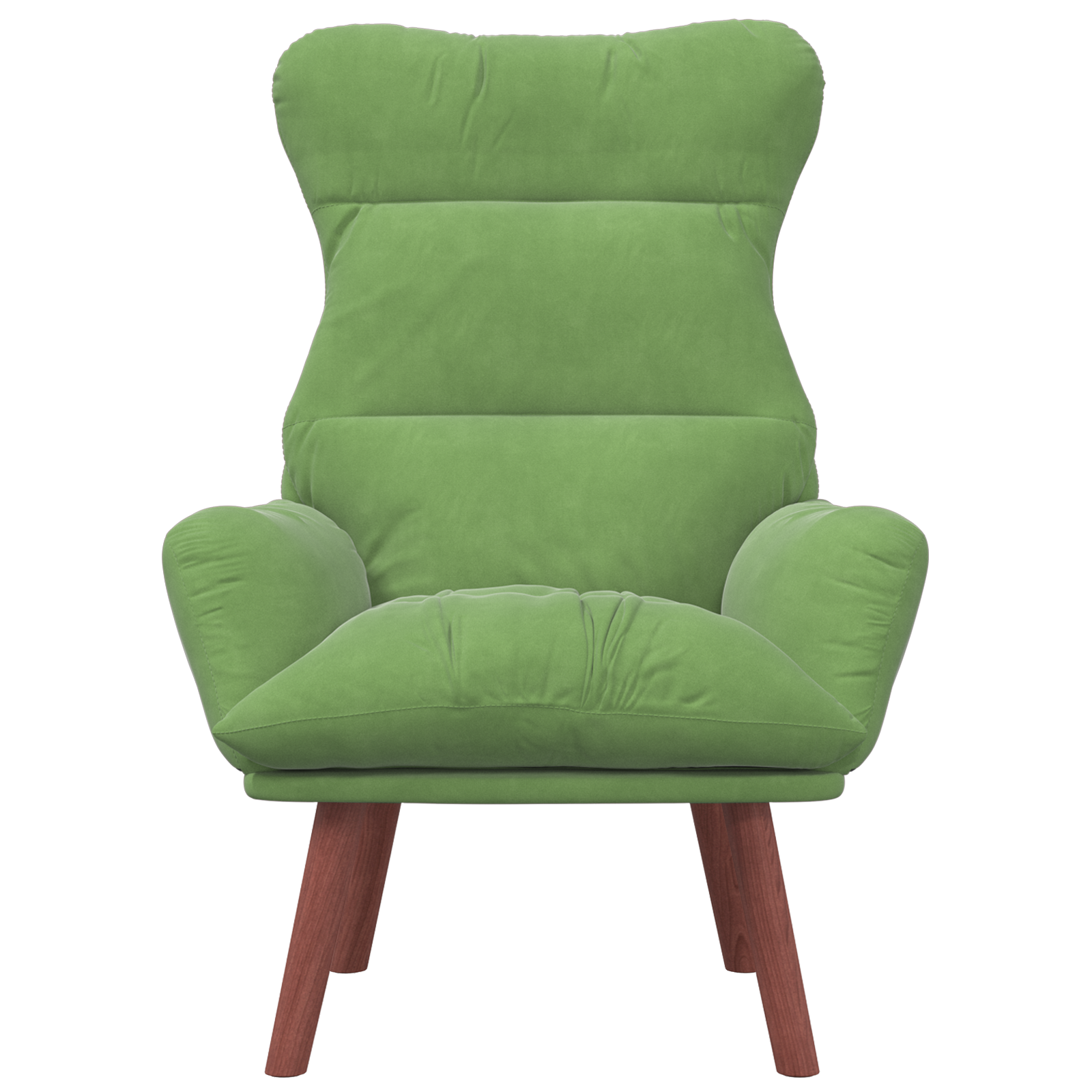 Relaxing Chair Light Green Velvet - Image 4