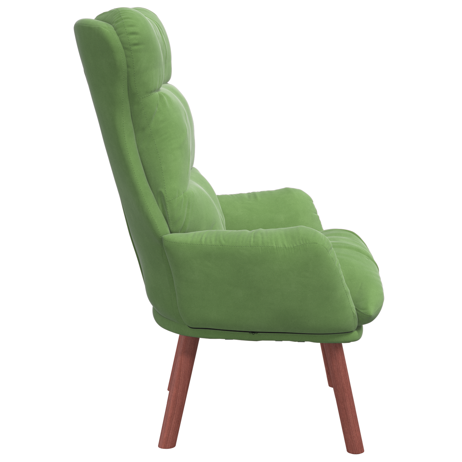 Relaxing Chair Light Green Velvet - Image 5