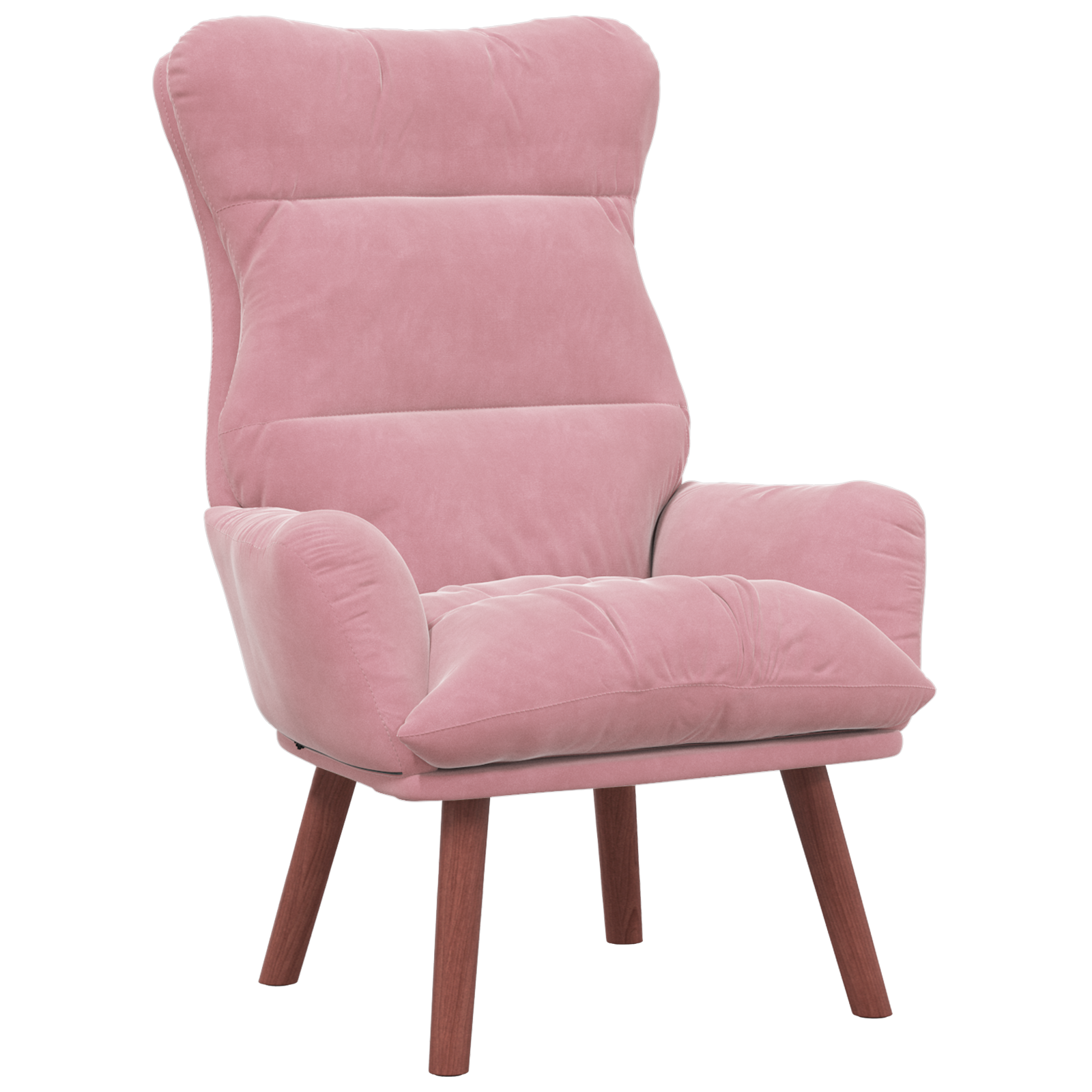 Relaxing Chair Pink Velvet - Image 2