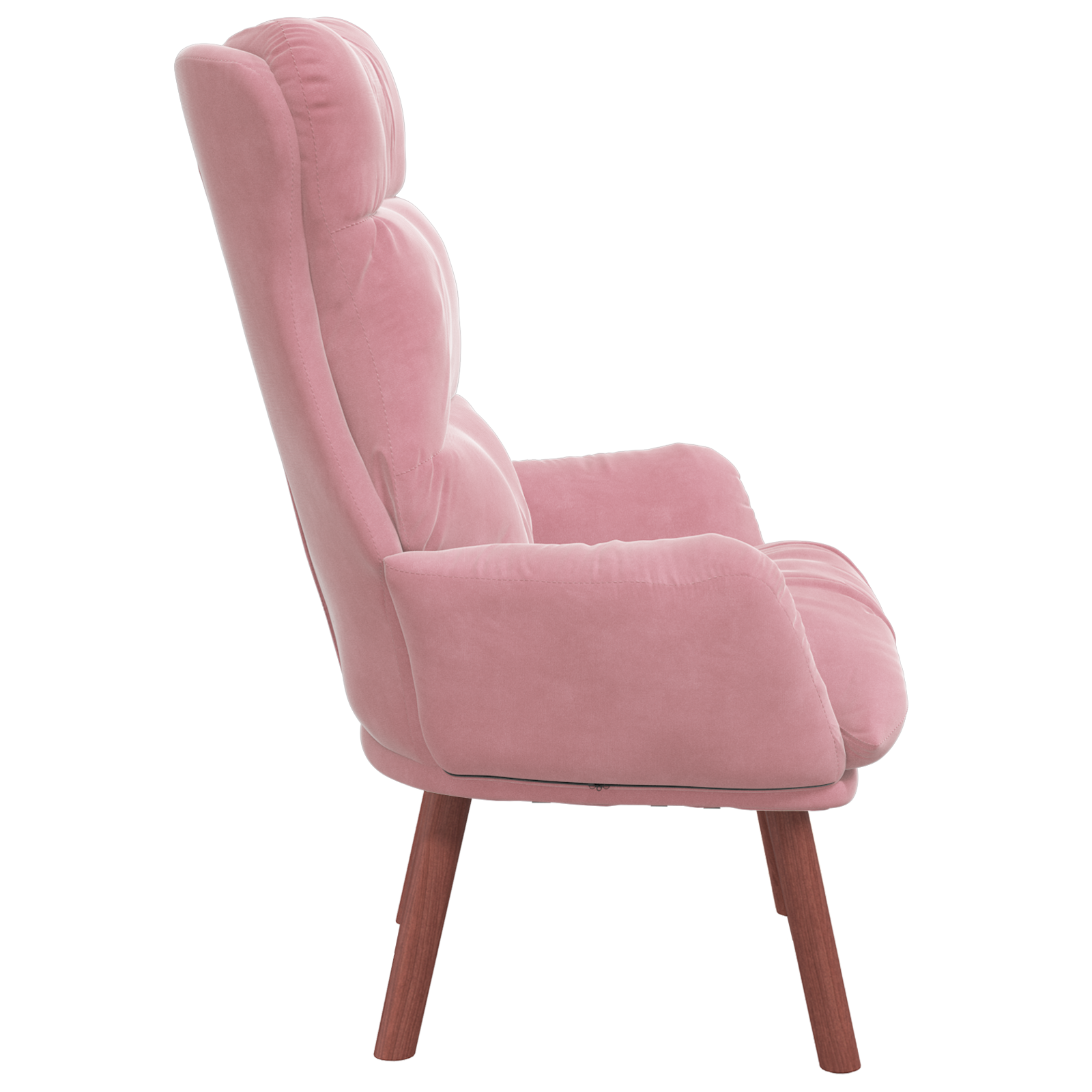 Relaxing Chair Pink Velvet - Image 5