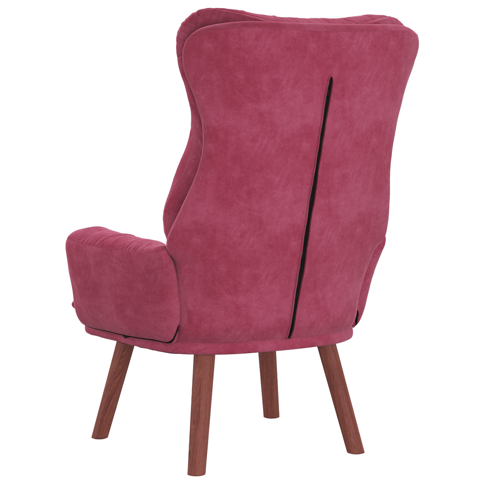 Relaxing Chair Wine Red Velvet - Image 6