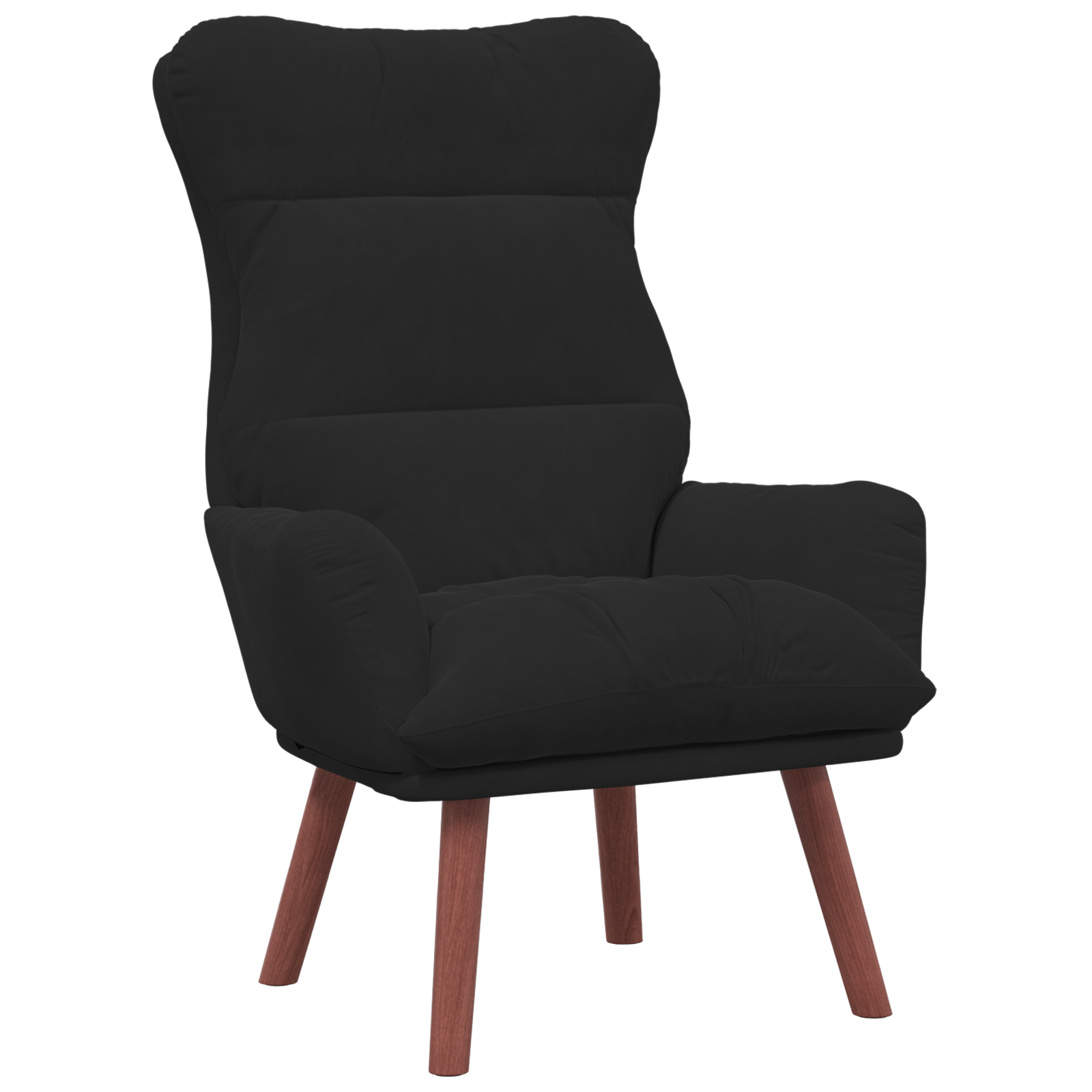 Relaxing Chair Black Velvet - Image 2
