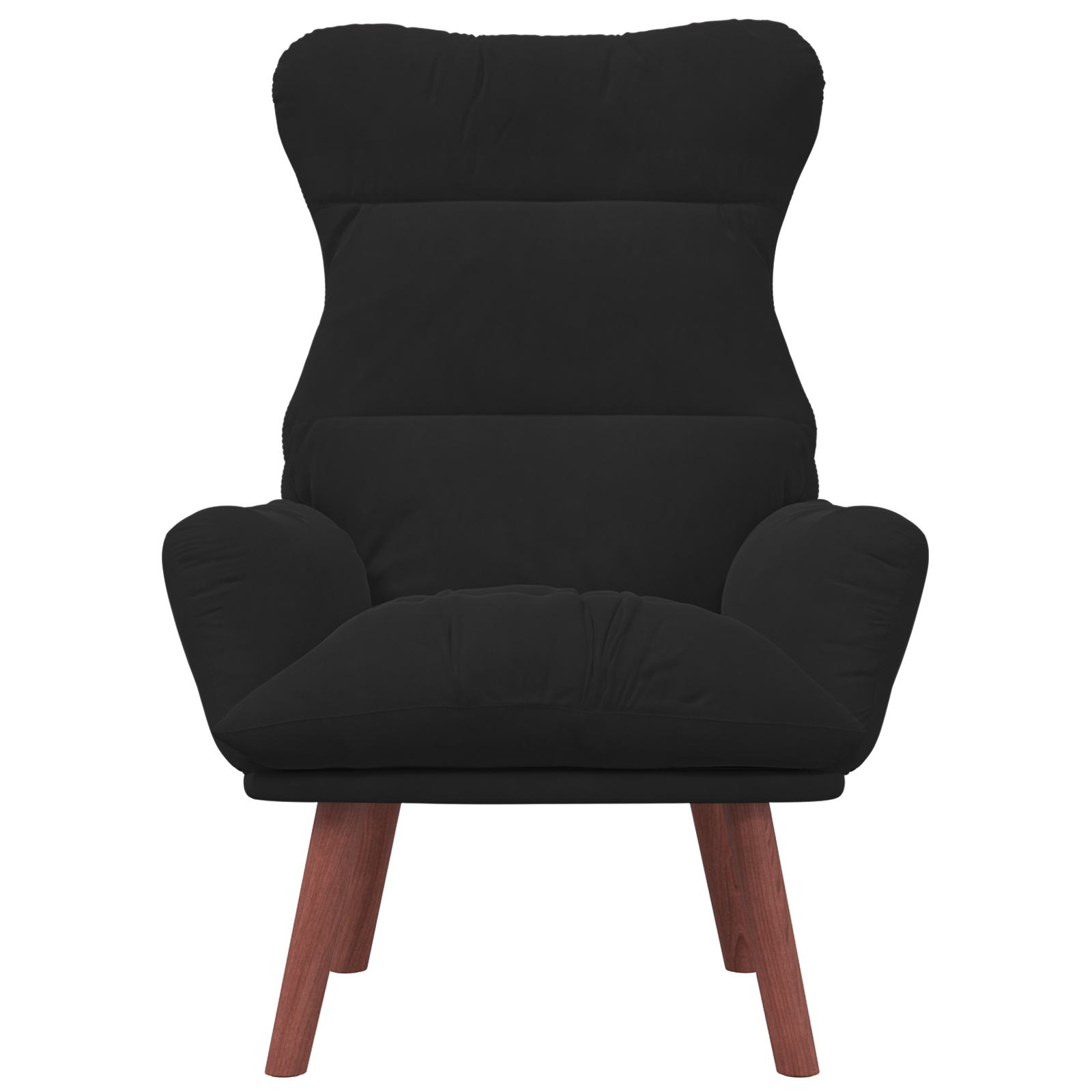 Relaxing Chair Black Velvet - Image 4