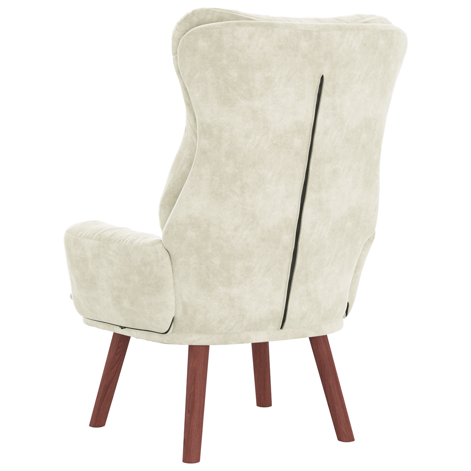 Relaxing Chair Cream Velvet - Image 6