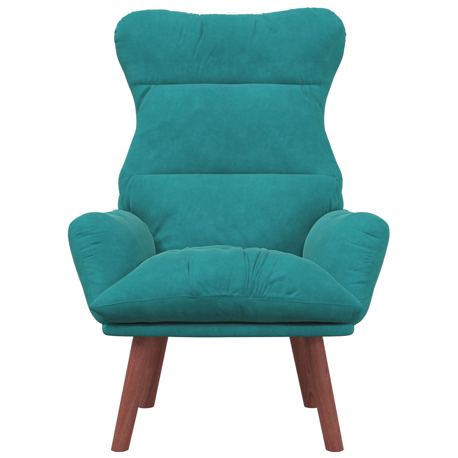Relaxing Chair Turquoise Velvet - Image 4
