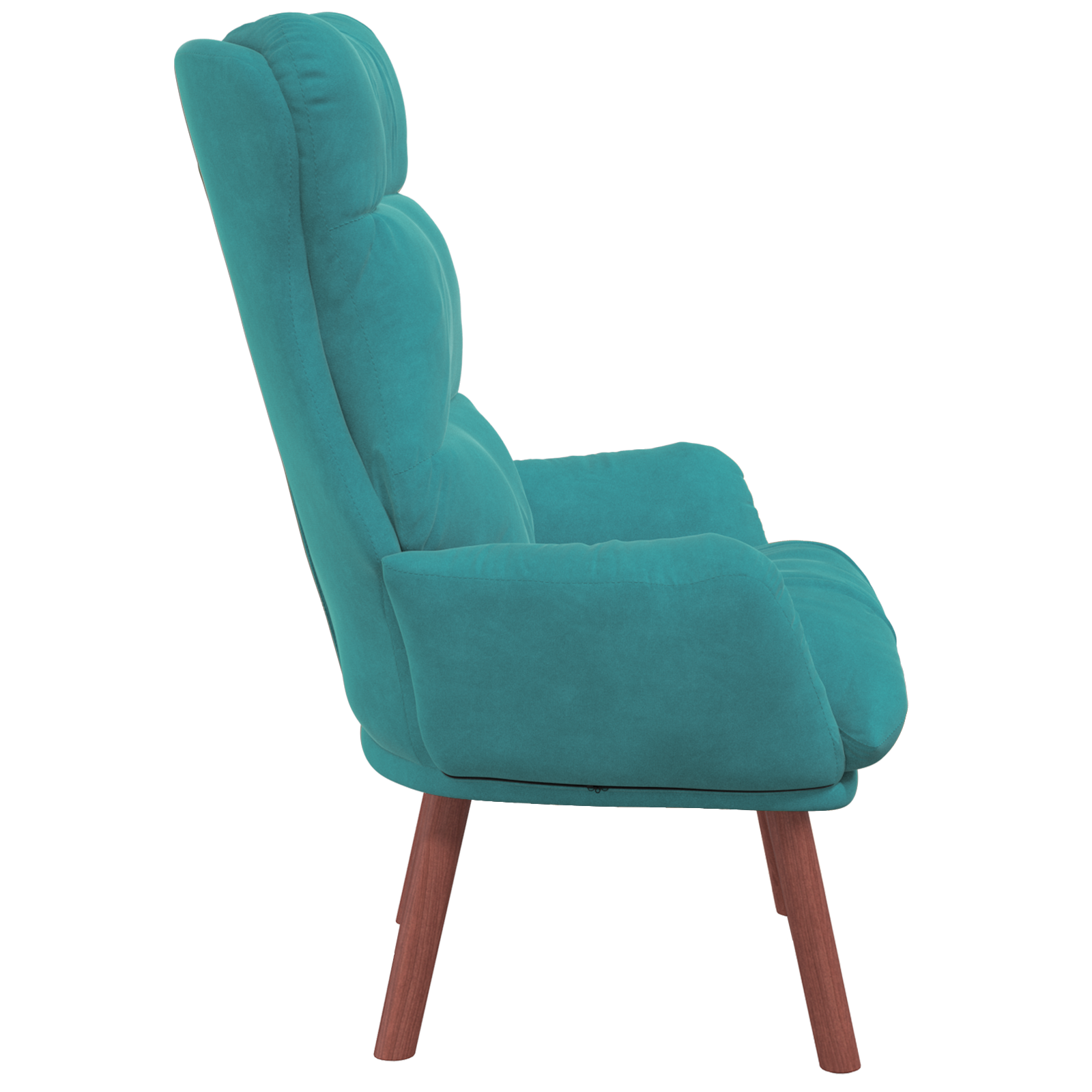 Relaxing Chair Turquoise Velvet - Image 5