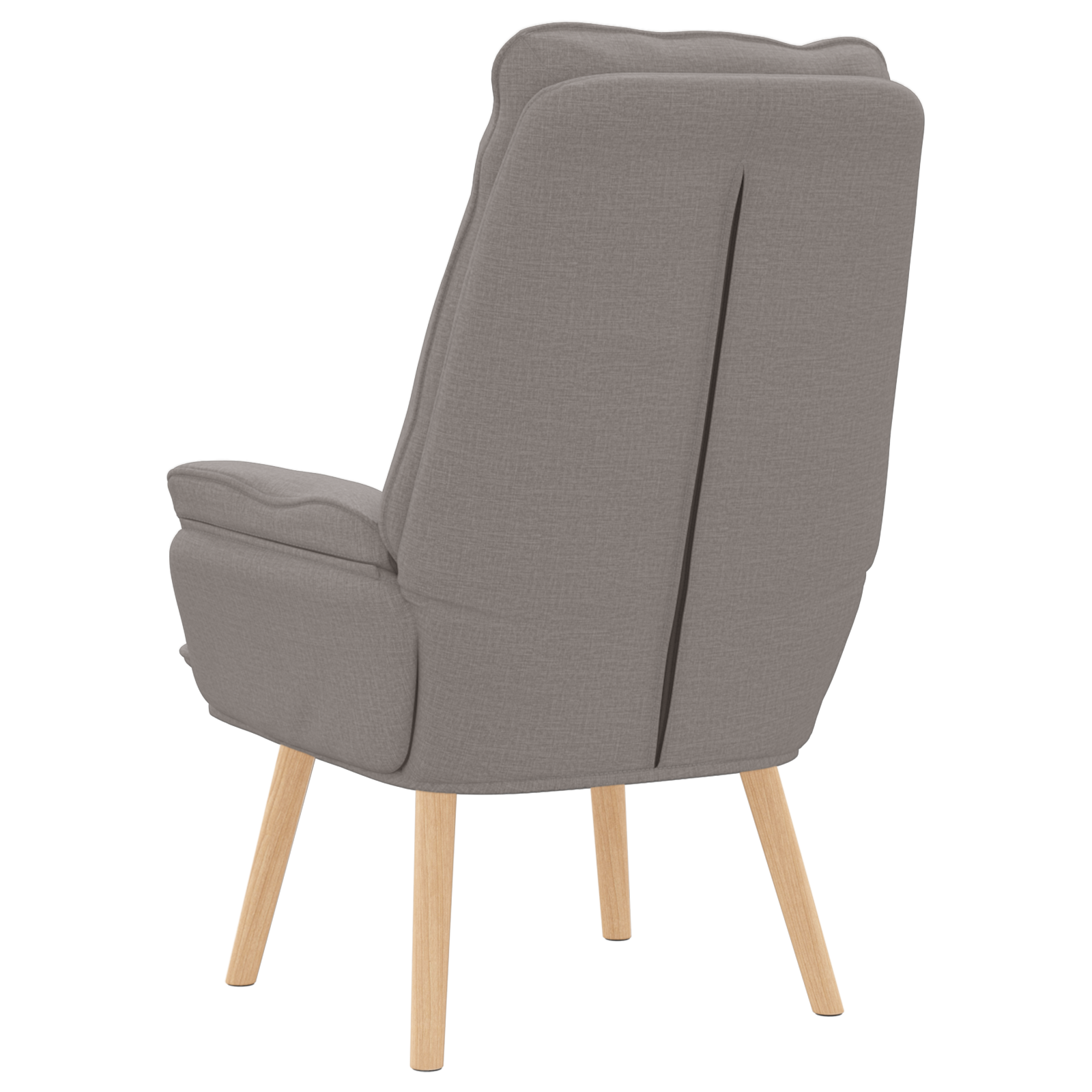 Relaxing Chair Taupe Fabric - Image 6