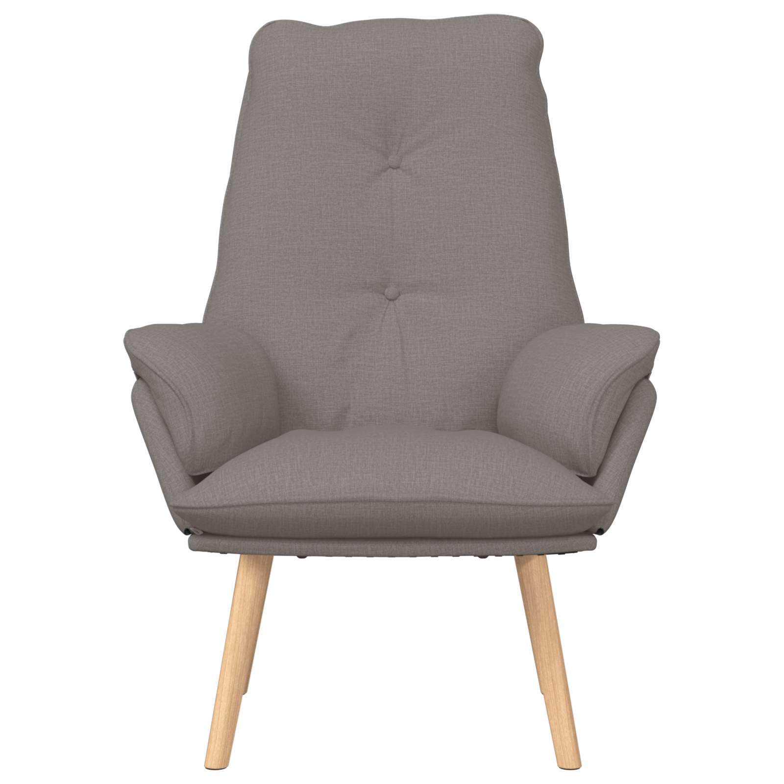 Relaxing Chair Taupe Fabric - Image 4