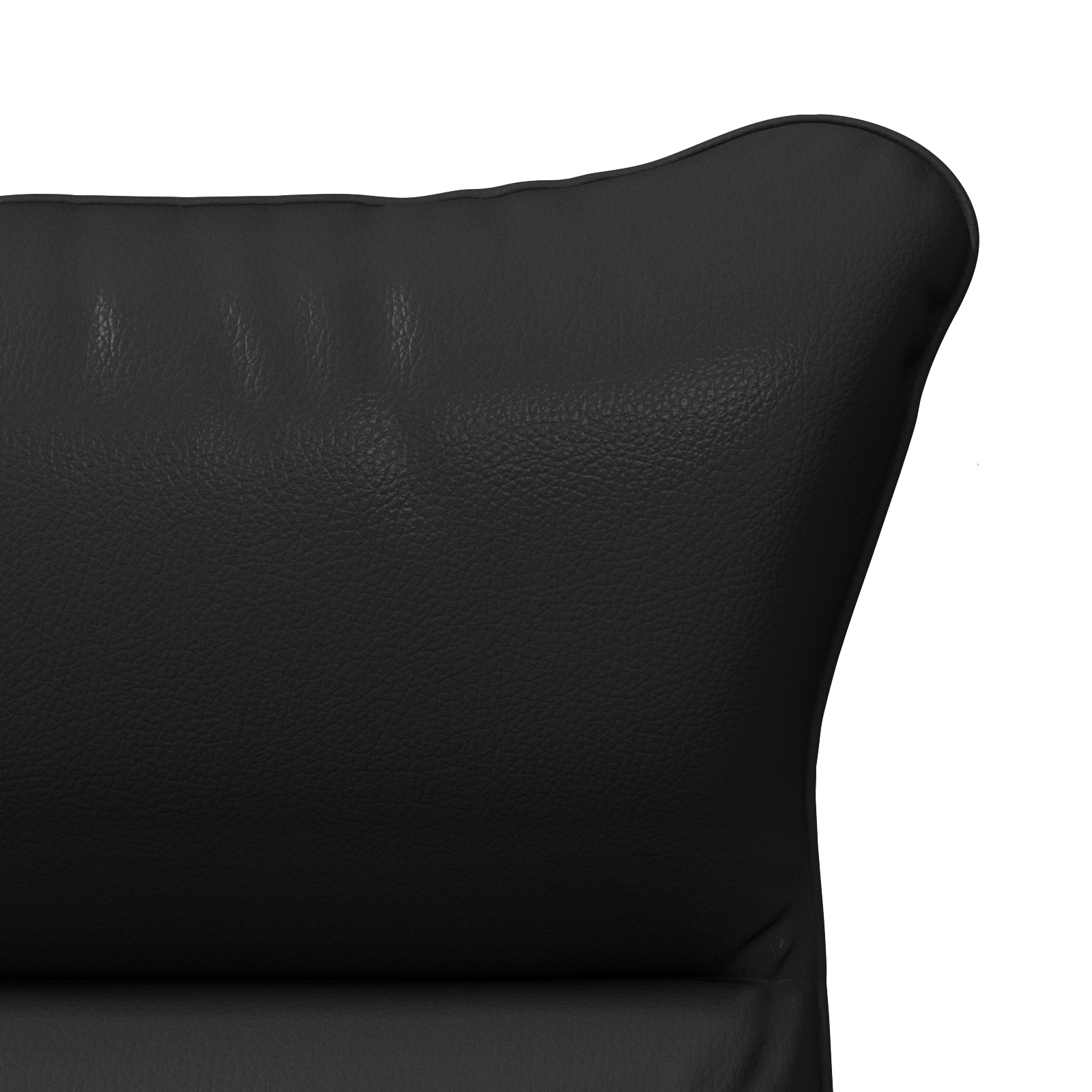 Relaxing Chair Black Faux Leather - Image 7
