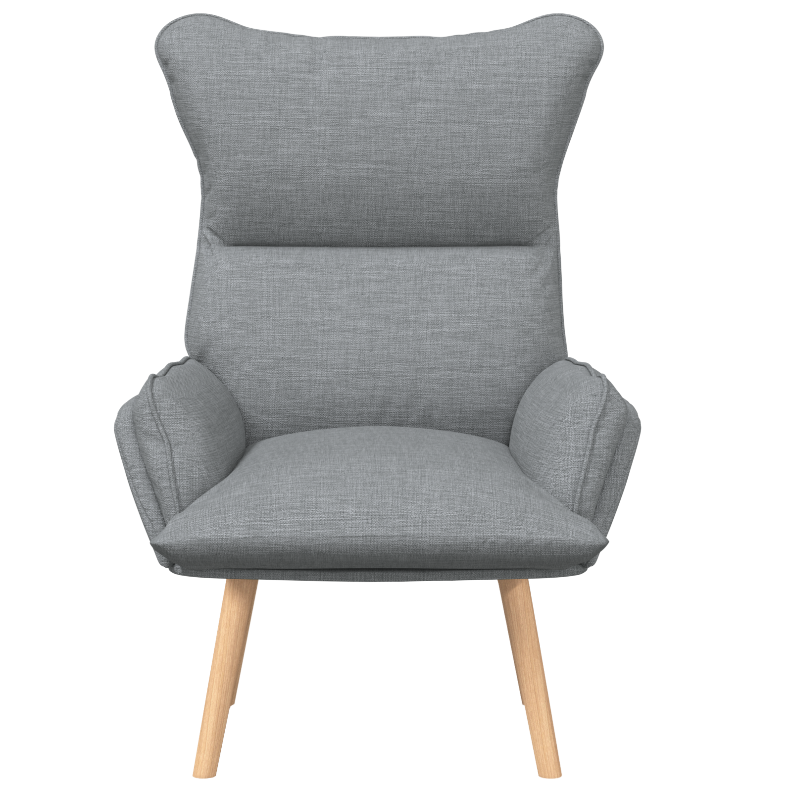 Relaxing Chair Light Grey Fabric - Image 4