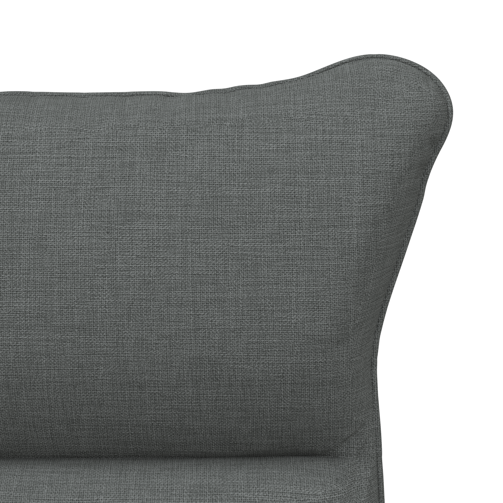 Relaxing Chair Dark Grey Fabric - Image 7