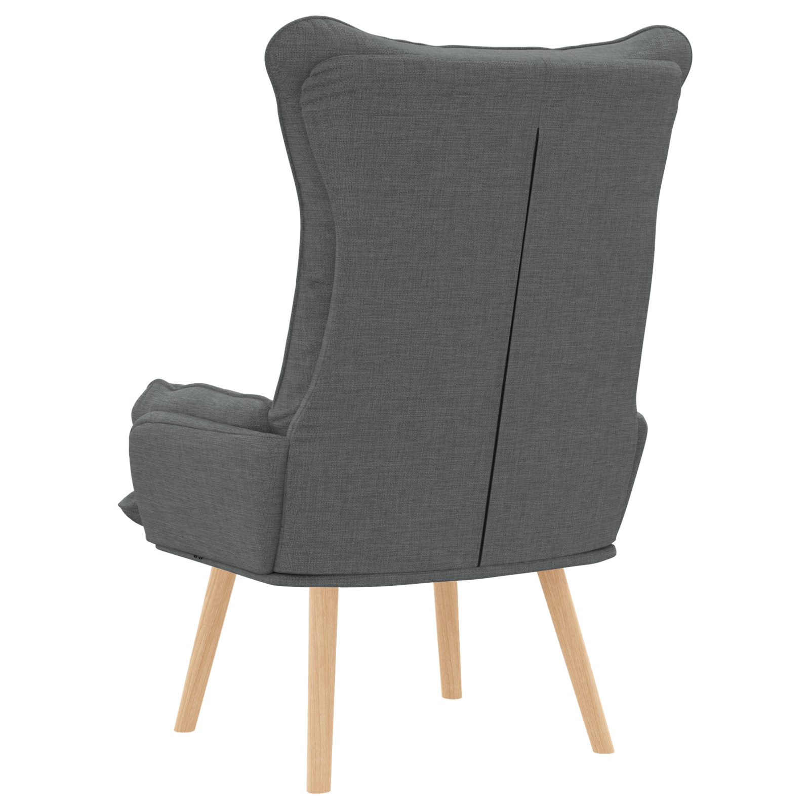 Relaxing Chair Dark Grey Fabric - Image 6