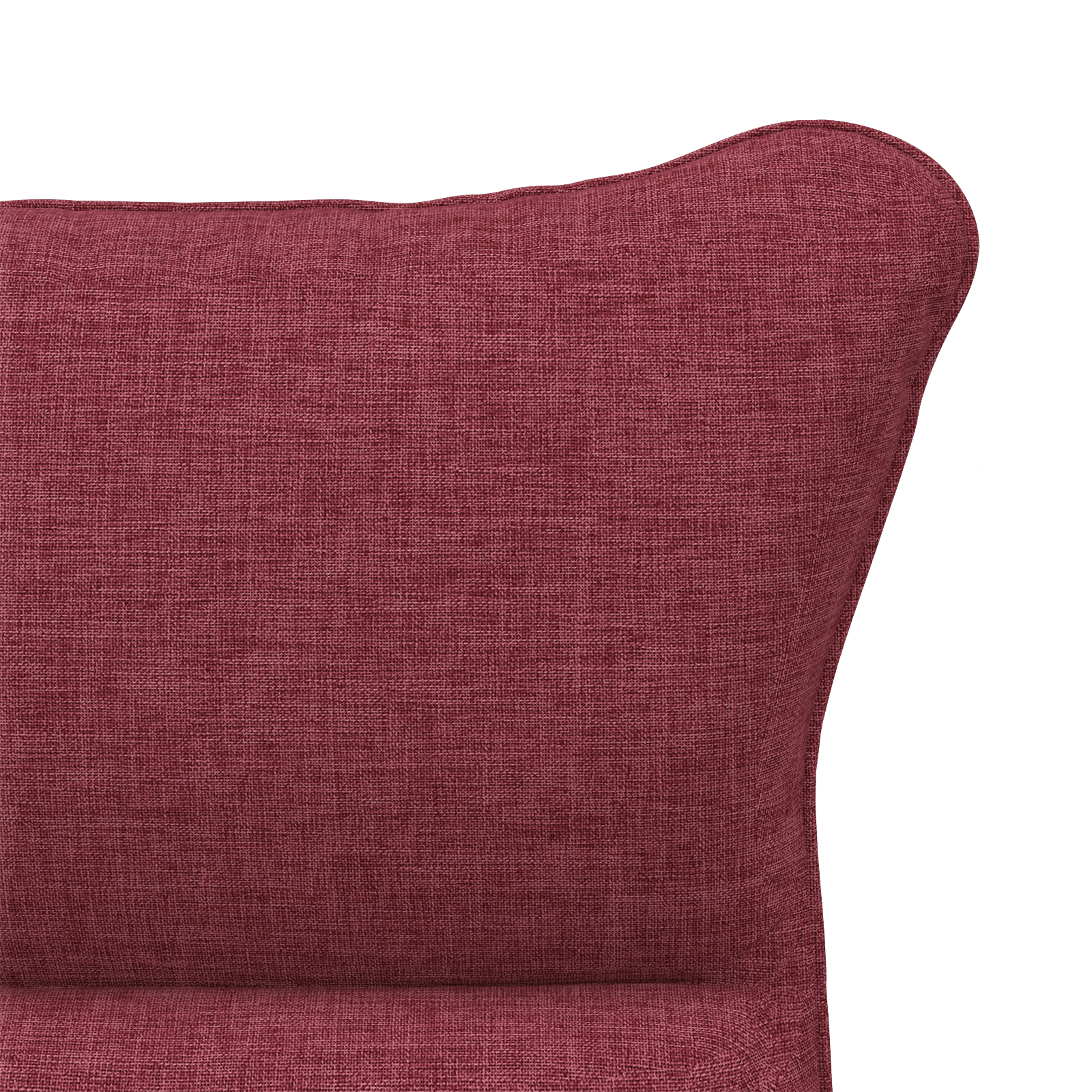 Relaxing Chair Wine Red Fabric - Image 7