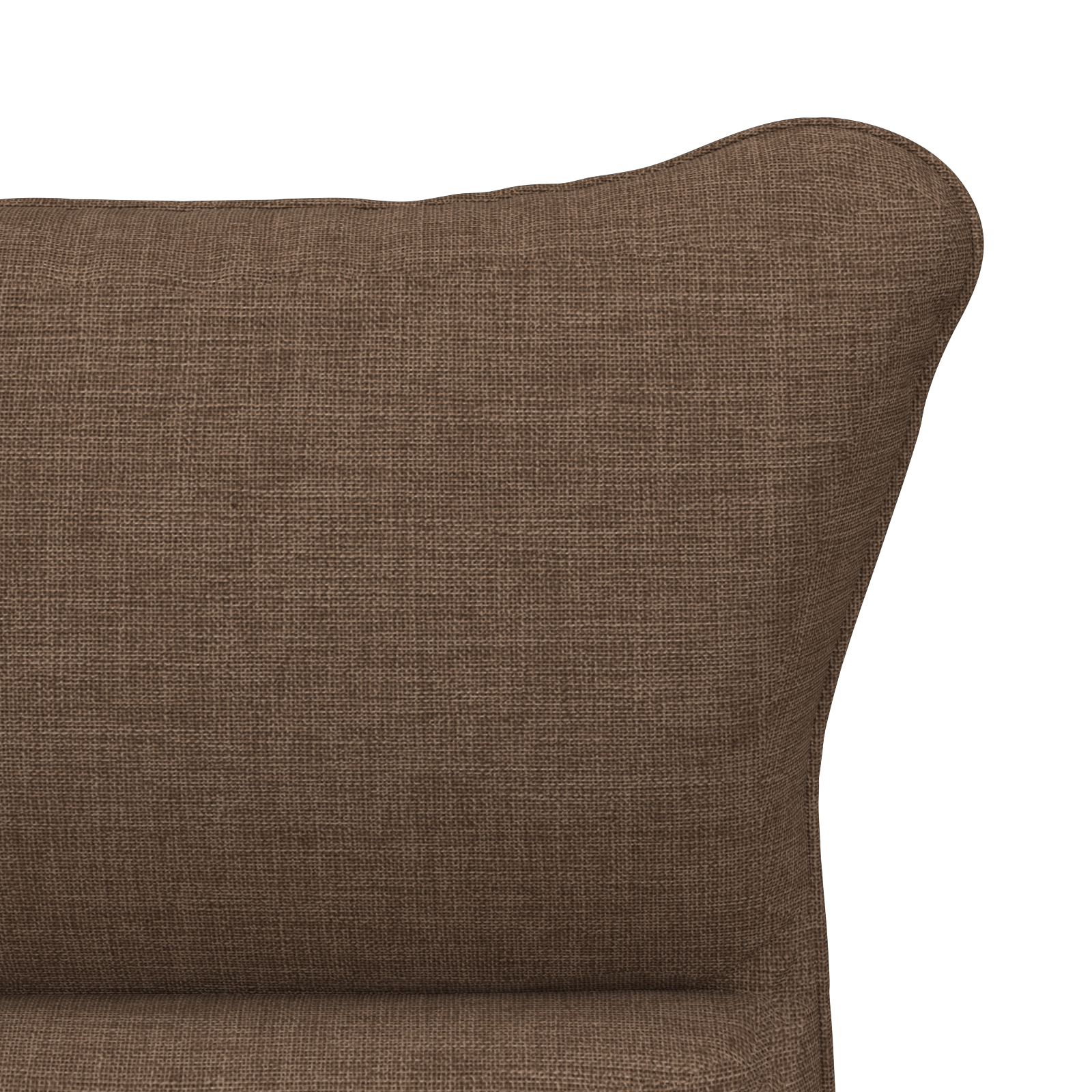 Relaxing Chair Brown Fabric - Image 7