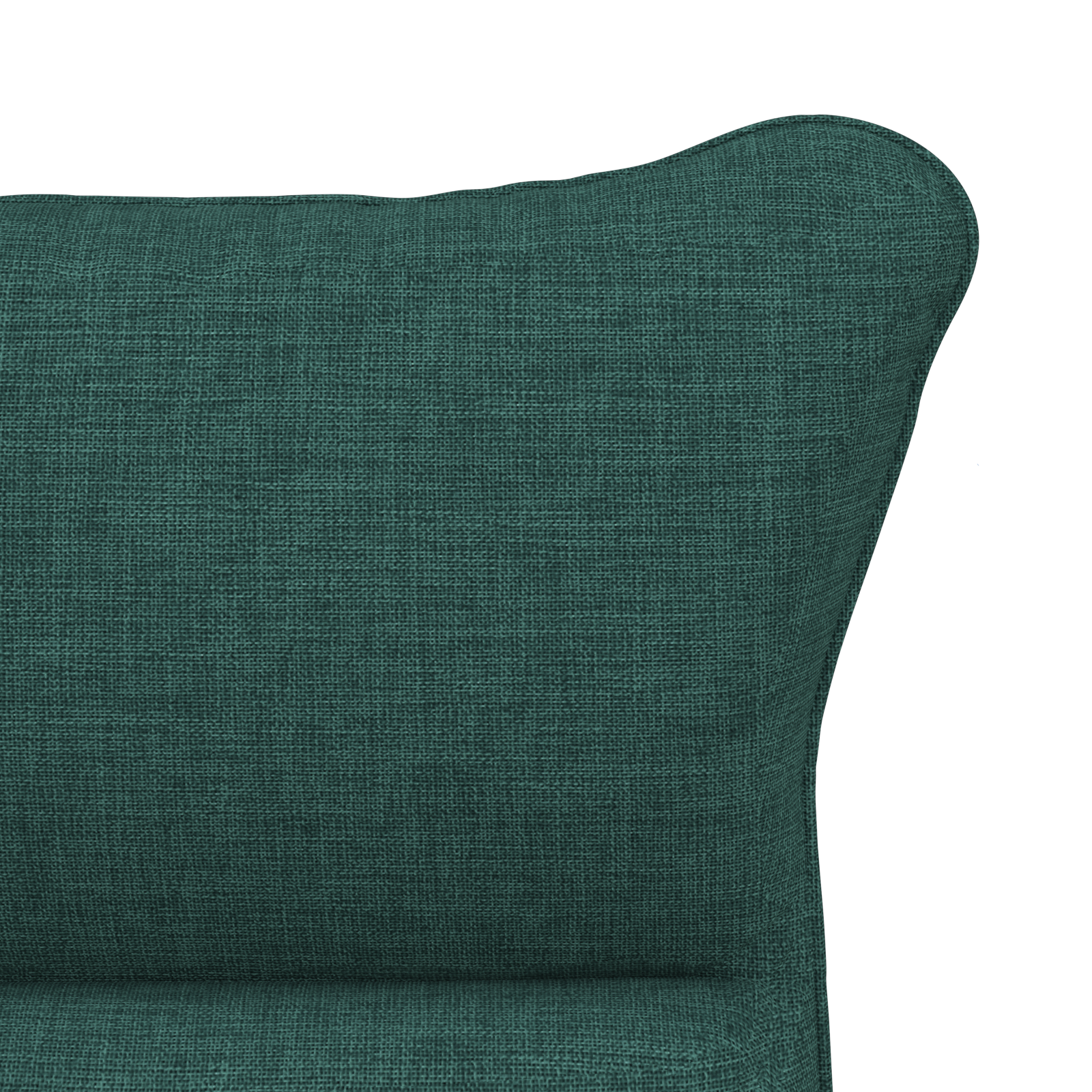 Relaxing Chair Dark Green Fabric - Image 7